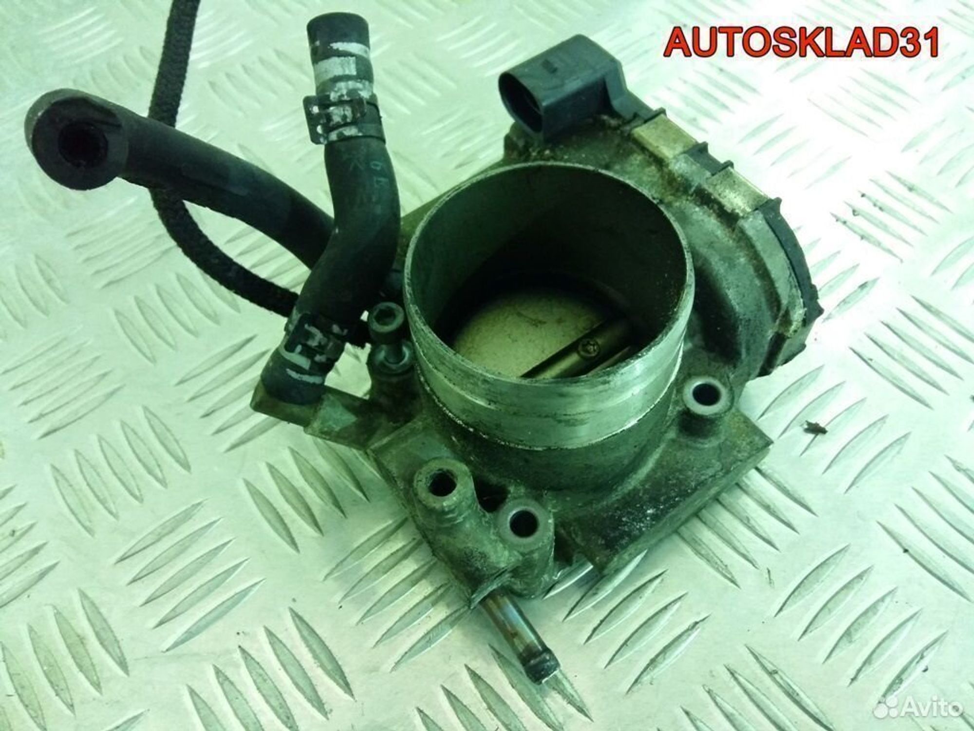 Заслонка дроссельная Audi A4 B6 2.0 ALT 06B133062H, 4600 рублей, Дубовое