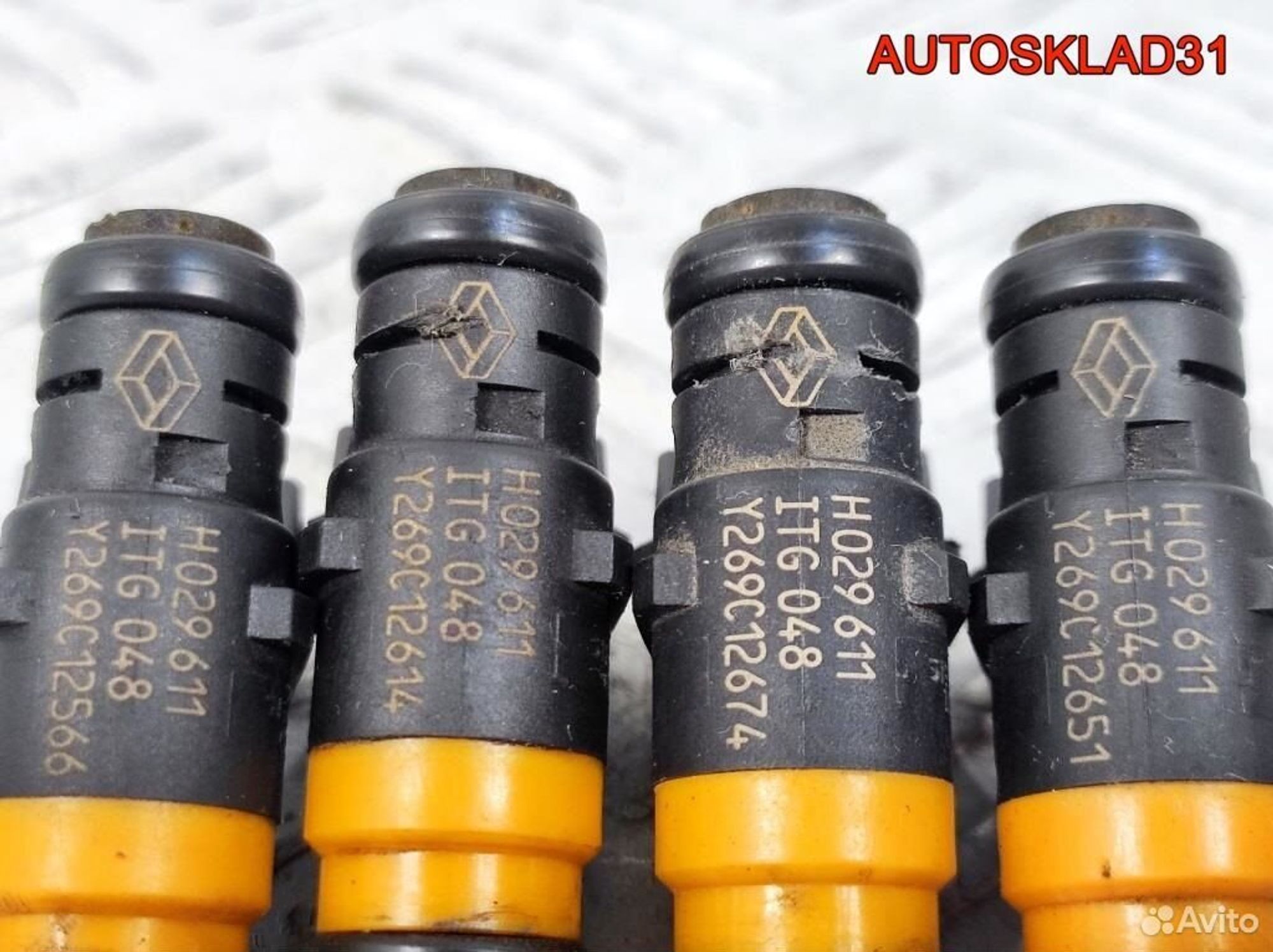 Форсунка инжекторная Renault Scenic K4M H029611, 900 рублей, Дубовое