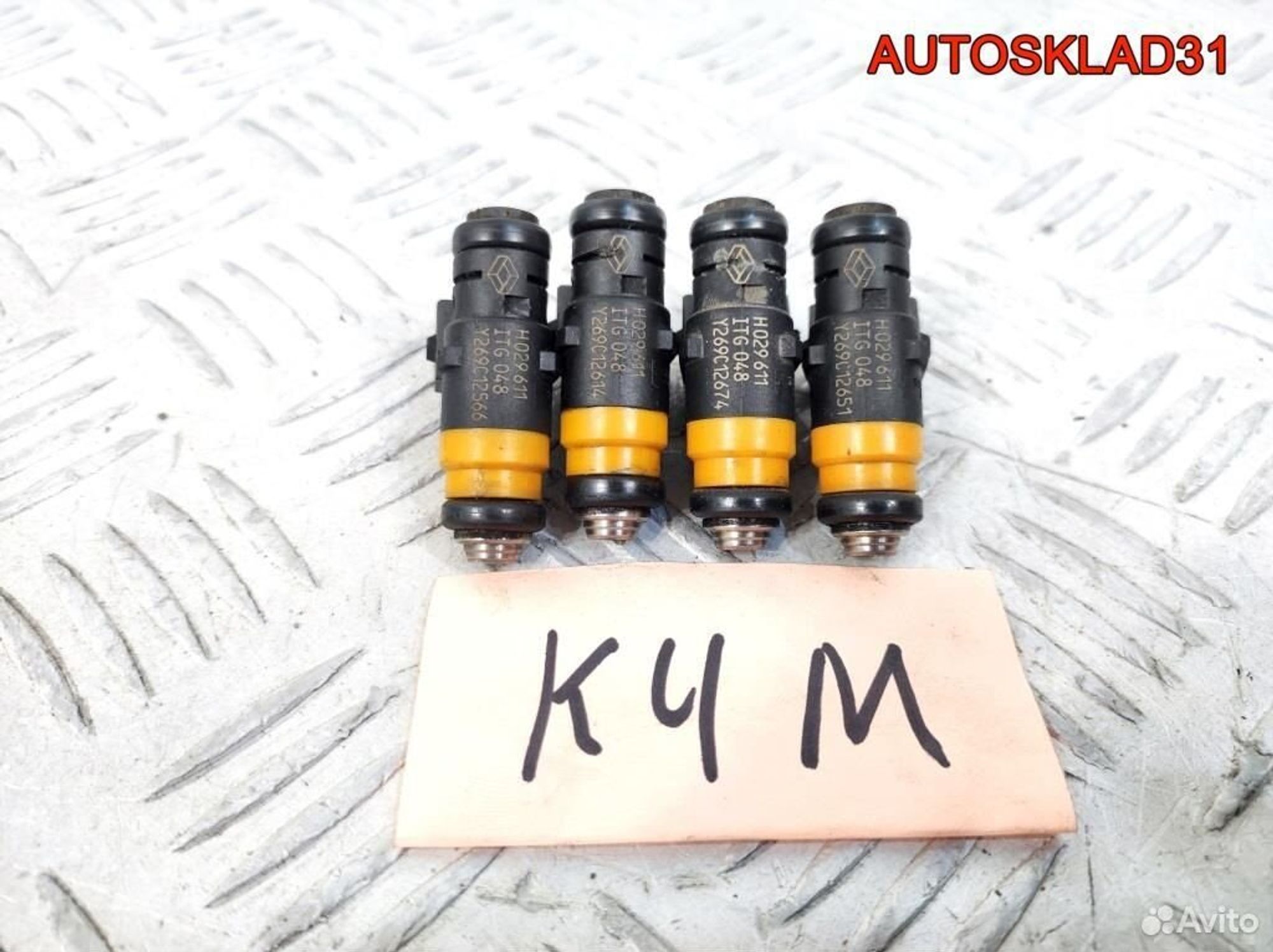 Форсунка инжекторная Renault Scenic K4M H029611, 900 рублей, Дубовое