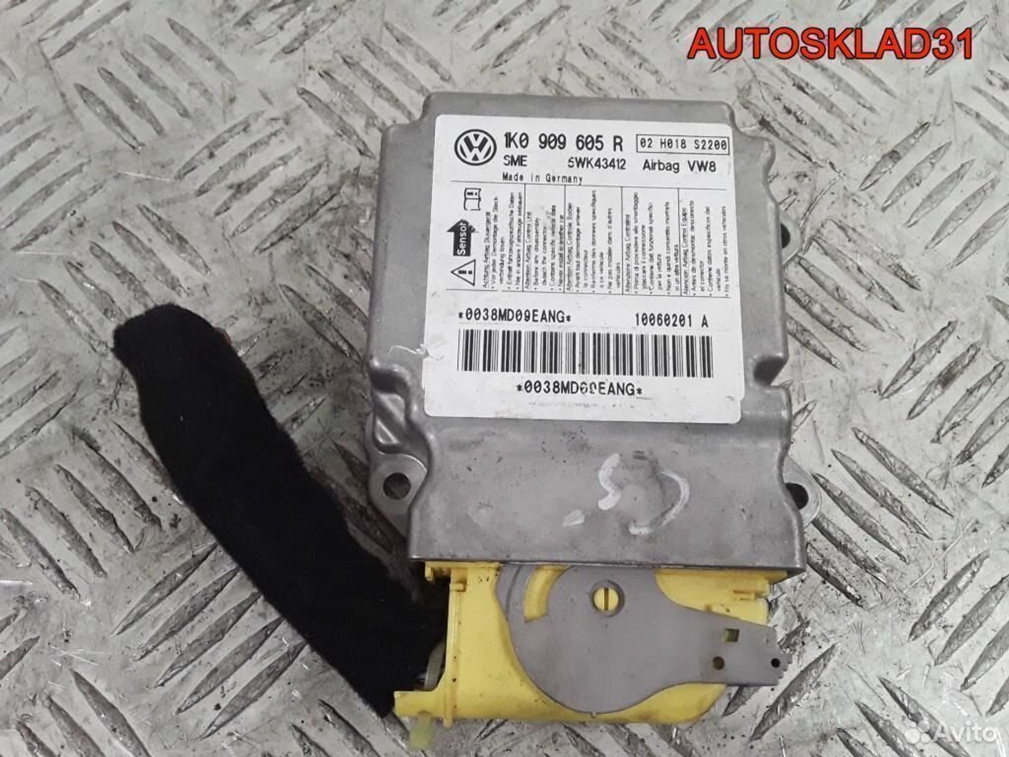 Блок управления AIR BAG VW Golf Plus 1K0909605R, 1700 рублей, Дубовое