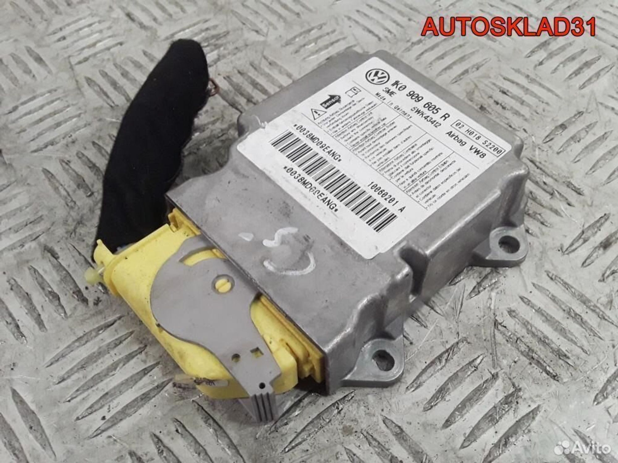 Блок управления AIR BAG VW Golf Plus 1K0909605R, 1700 рублей, Дубовое