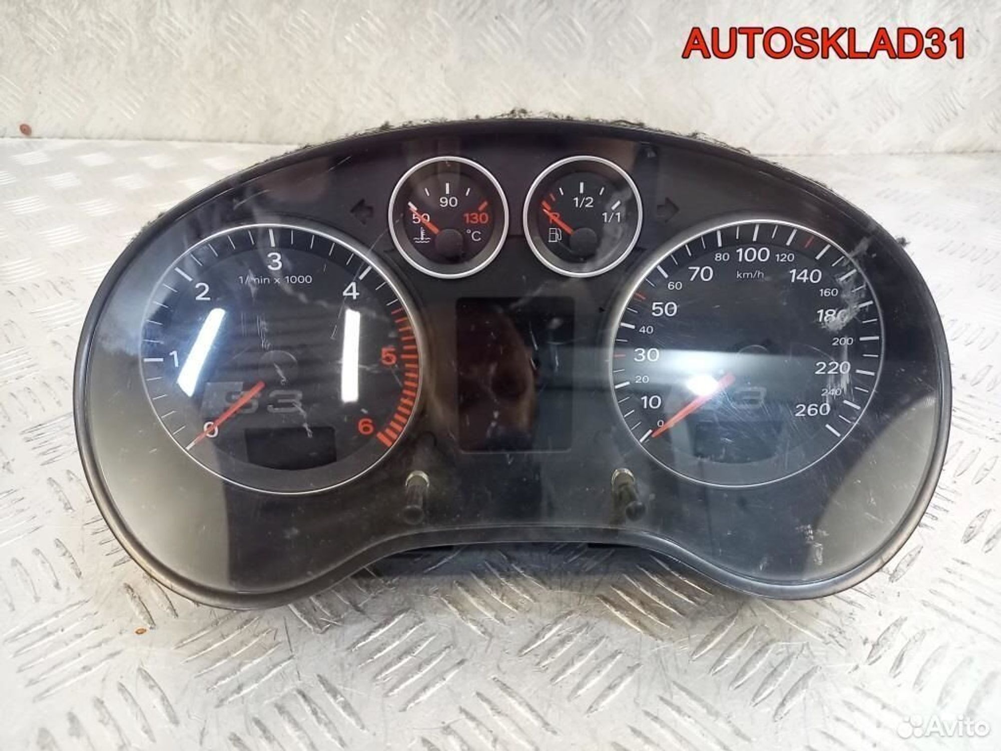 Панель приборов Audi A3 8P1 8P0920930K дизель, 5200 рублей, Дубовое