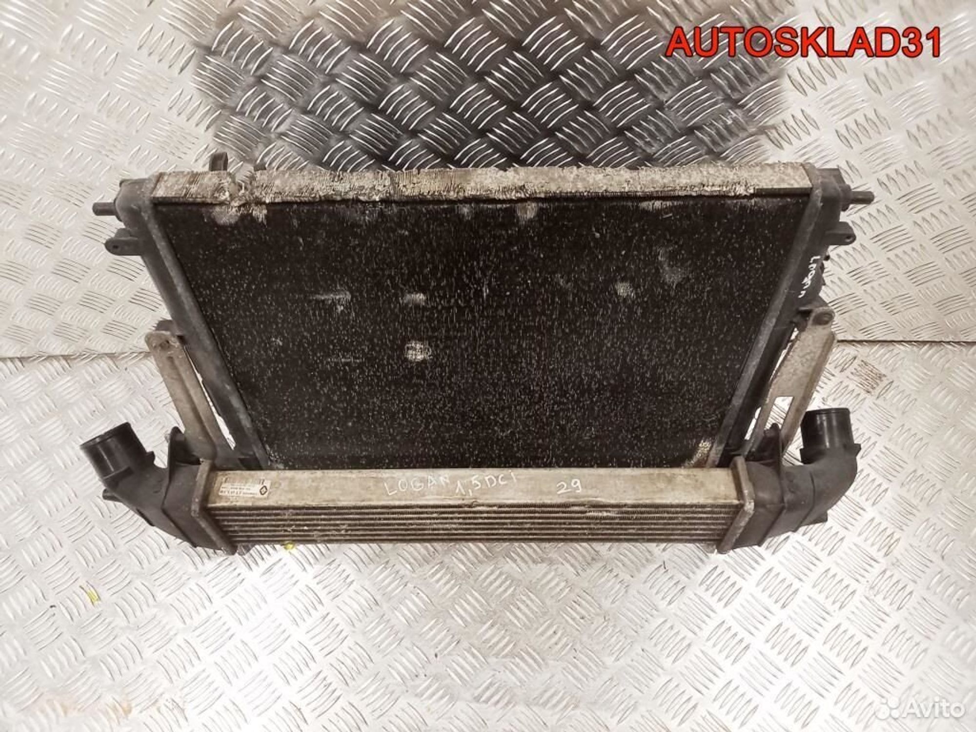 Кассета радиаторов в сборе Renault Logan 1,5 K9K, 6200 рублей, Дубовое