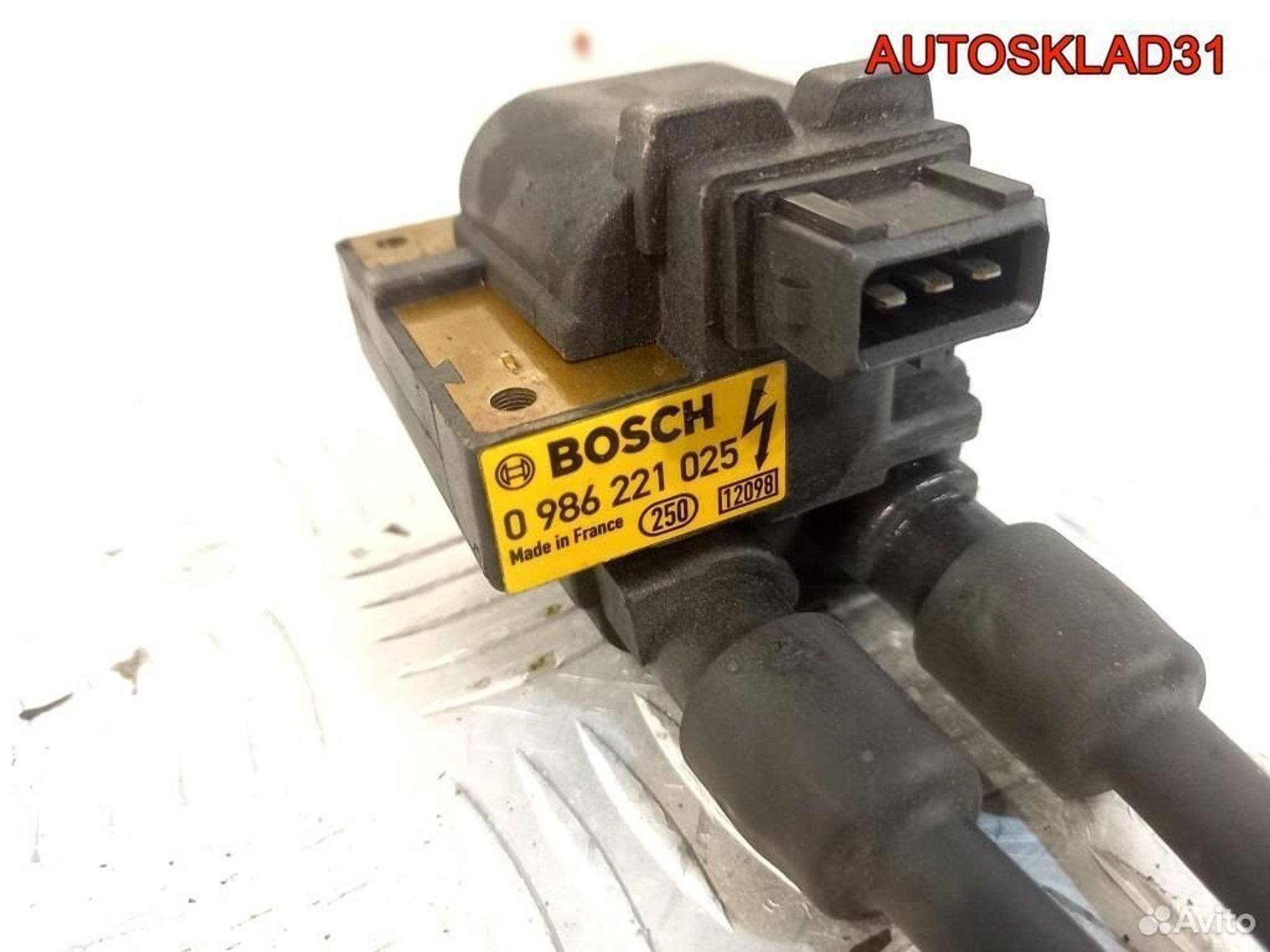 Катушка зажигания Renault Kangoo 0986221025, 1100 рублей, Дубовое