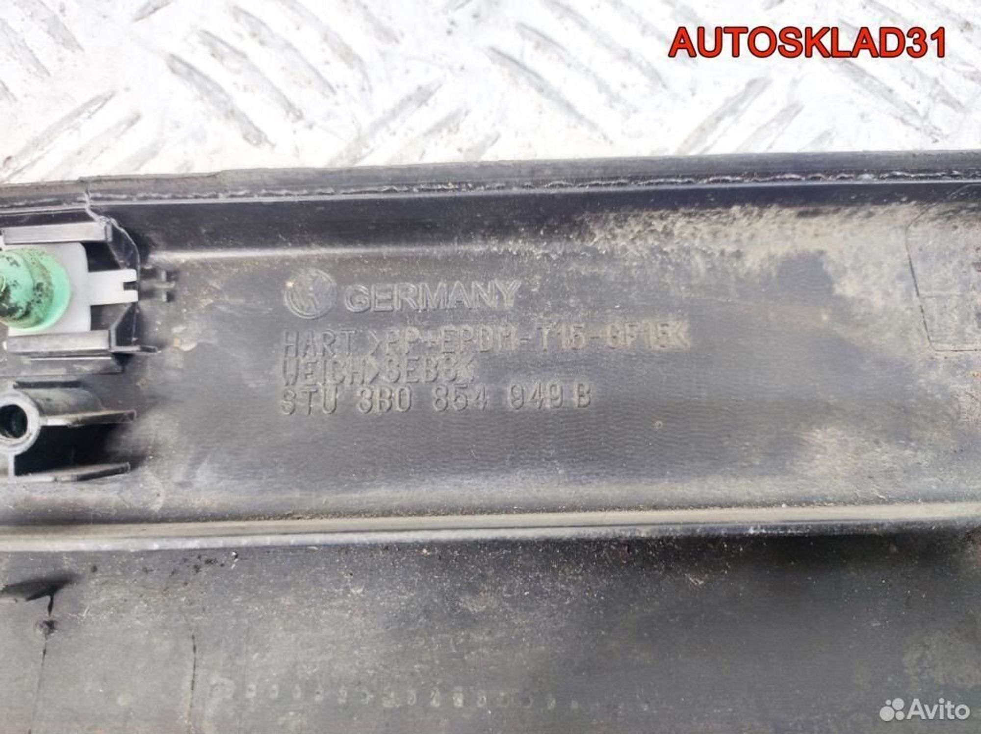 Молдинг задней левой двери VW Passat B5 3B0854949B, 1100 рублей, Дубовое