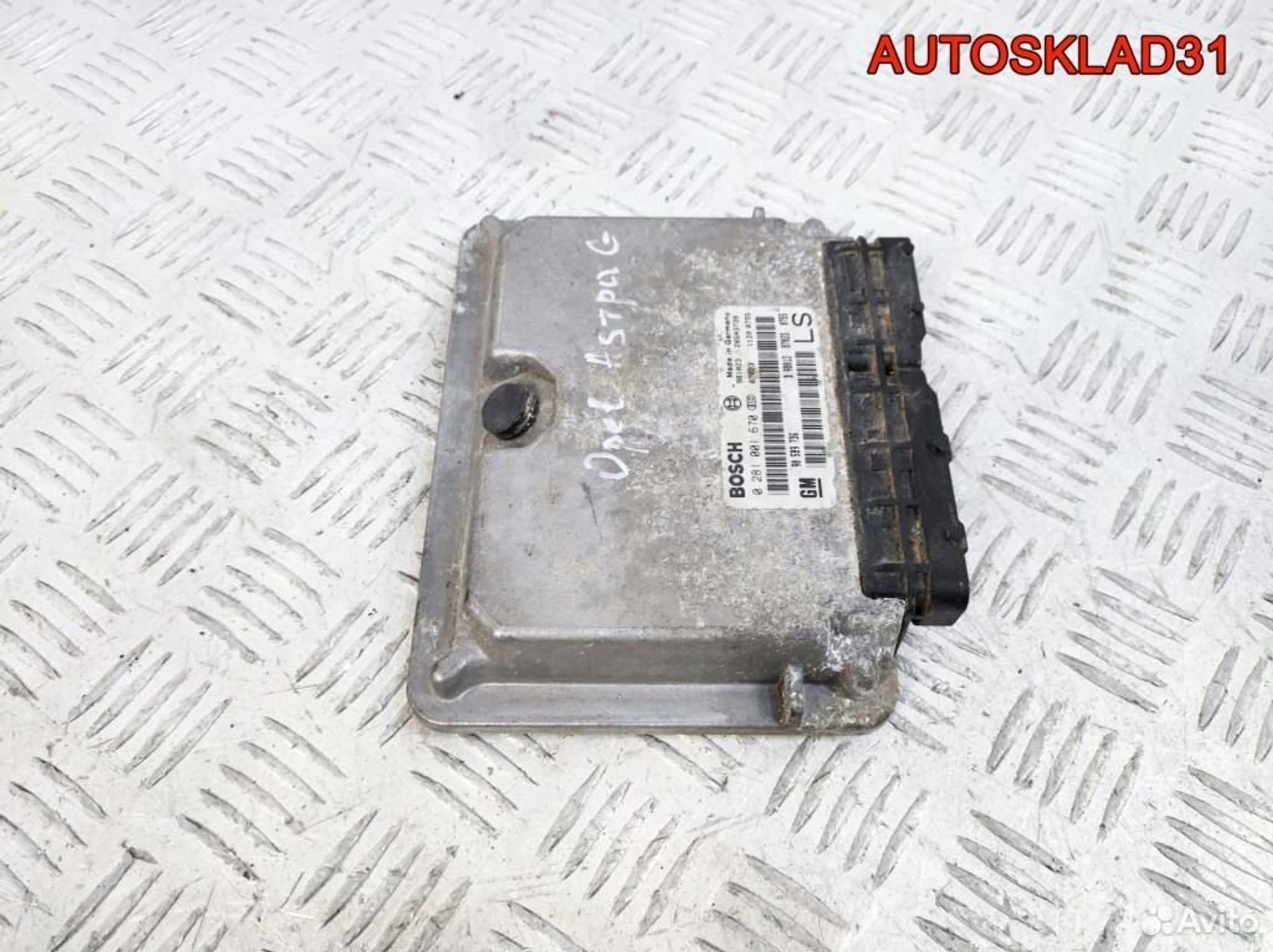 Блок эбу Opel Astra G 1,7 Z17DTL 90589736 Дизель, 3600 рублей, Дубовое