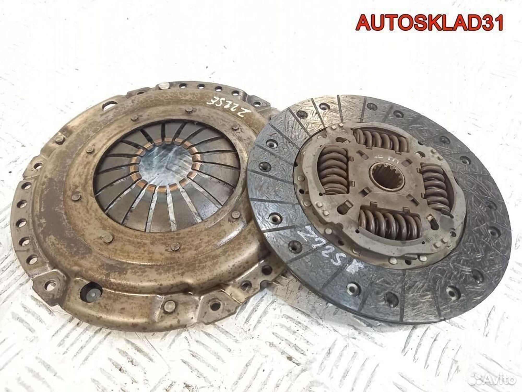 Комплект сцепления Opel Astra G 2,2 Z22SE 9057857, 4100 рублей, Дубовое