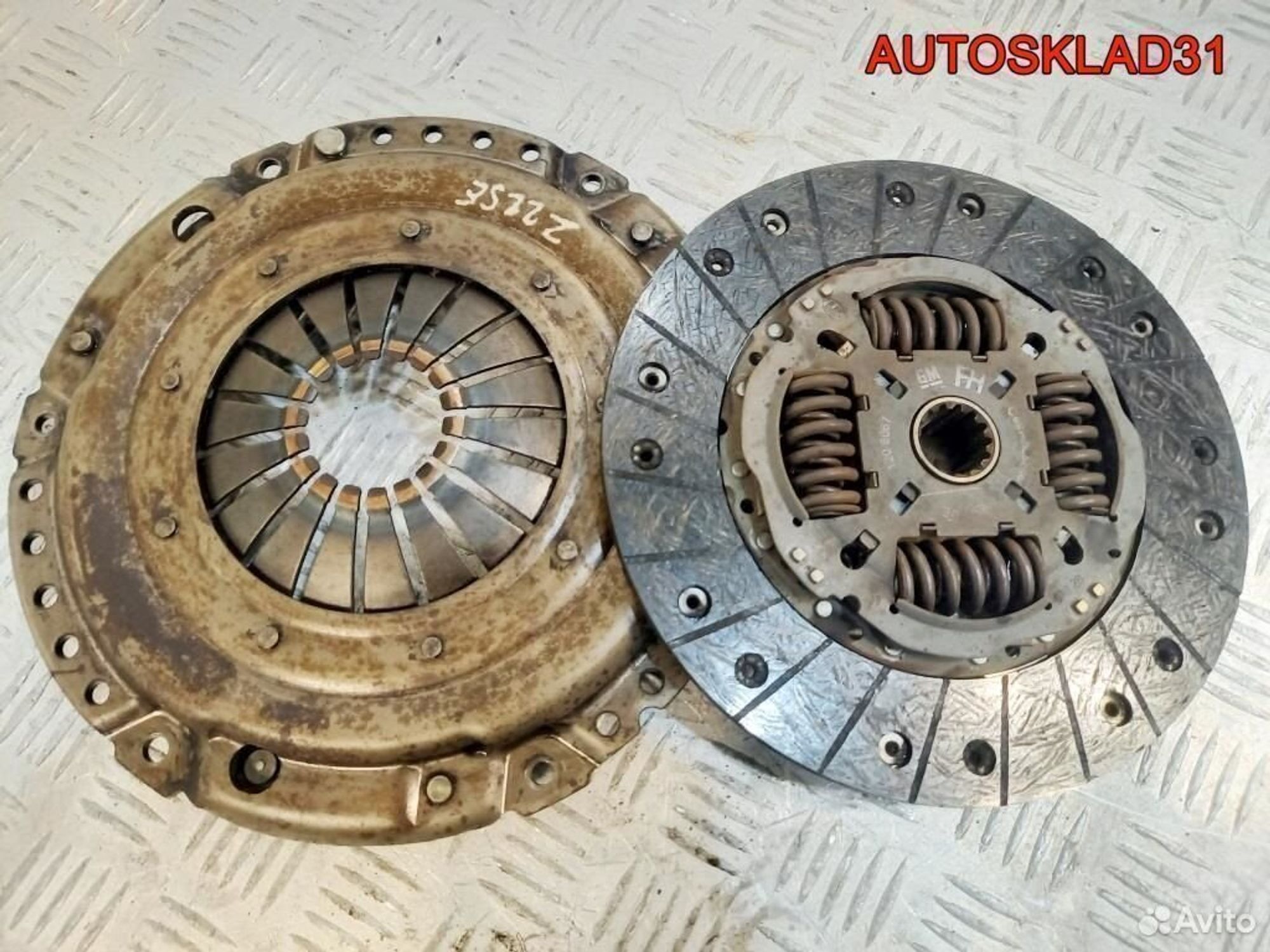 Комплект сцепления Opel Astra G 2,2 Z22SE 9057857, 4100 рублей, Дубовое