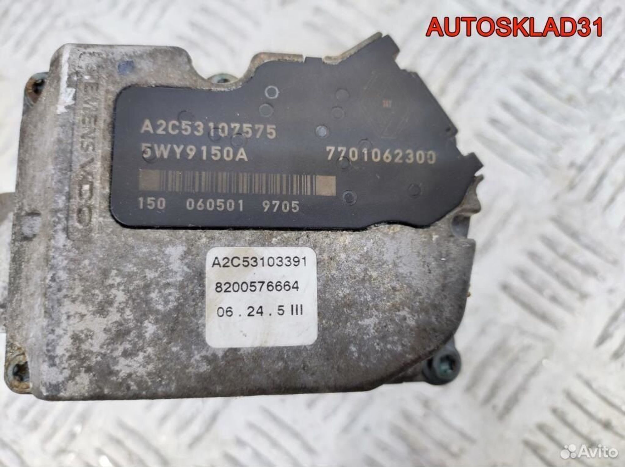 Заслонка дроссельная Renault Scenic 2 8200576664, 1800 рублей, Дубовое