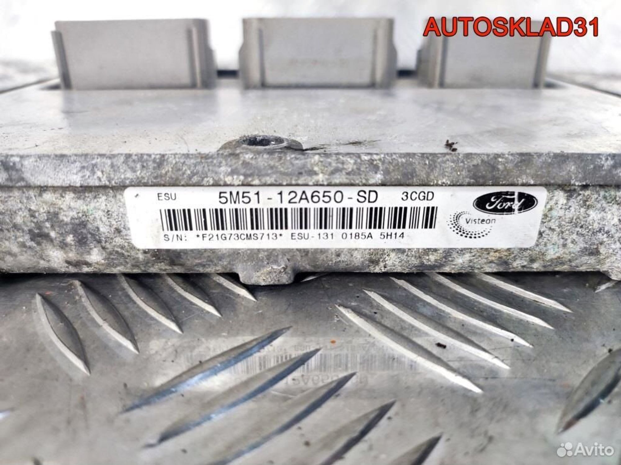 Блок Эбу Ford Focus 2 2.0 aoda 5M5112A650SD Бензин, 4100 рублей, Дубовое