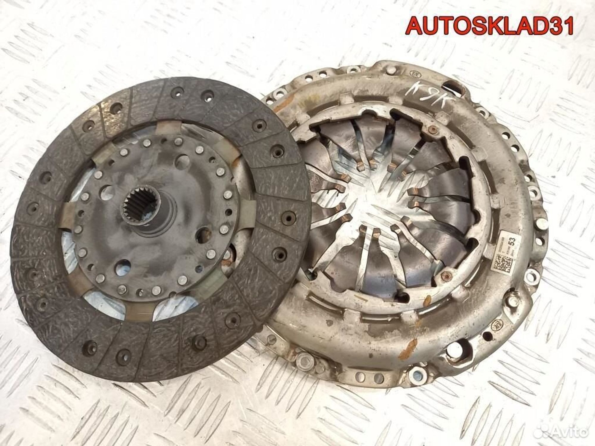 Комплект сцепления Renault Sandero K9K 302050418R, 4600 рублей, Дубовое