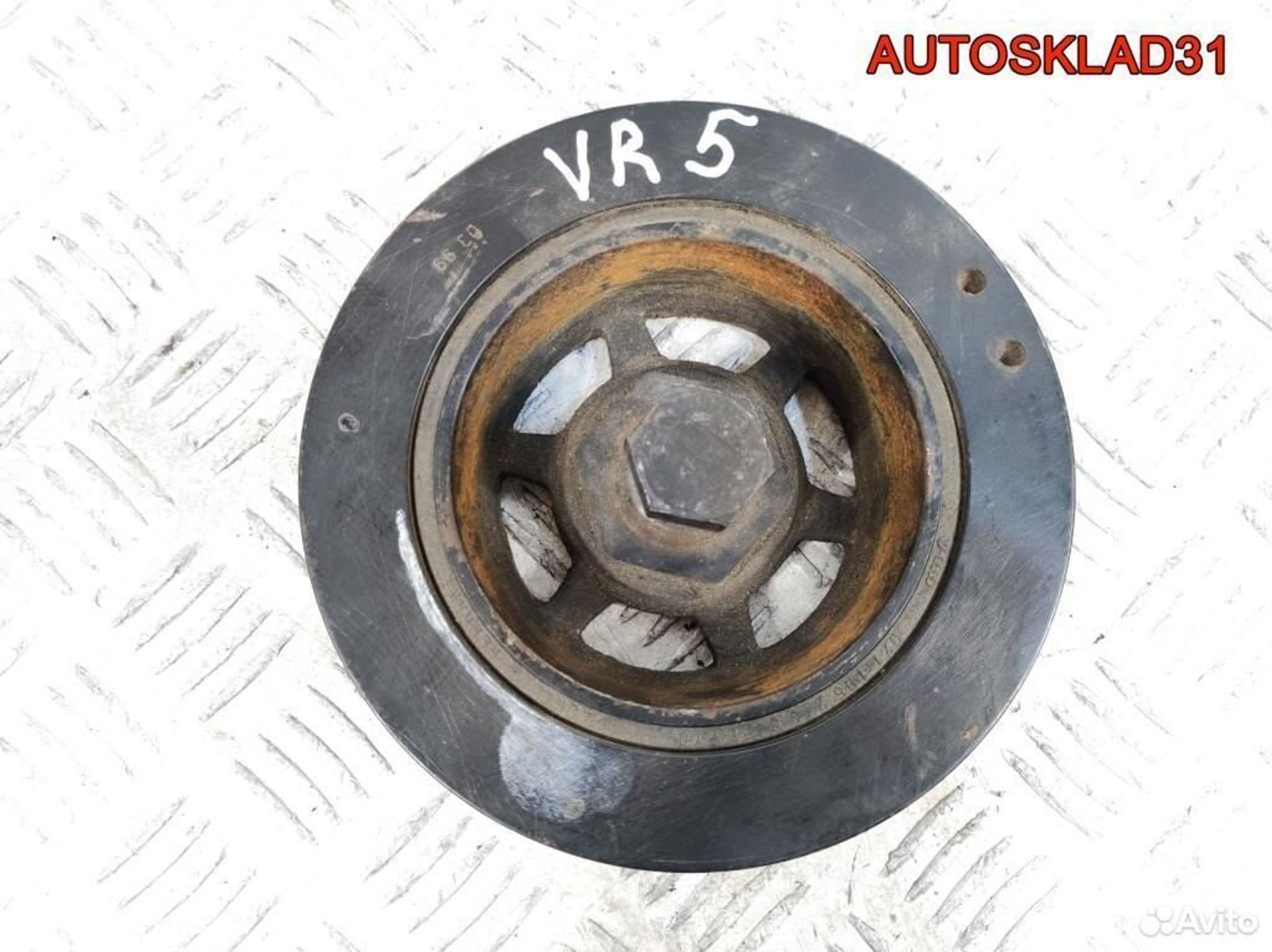 Шкив коленвала VW Passat B5 2.3 AGZ 071105243C, 3200 рублей, Дубовое