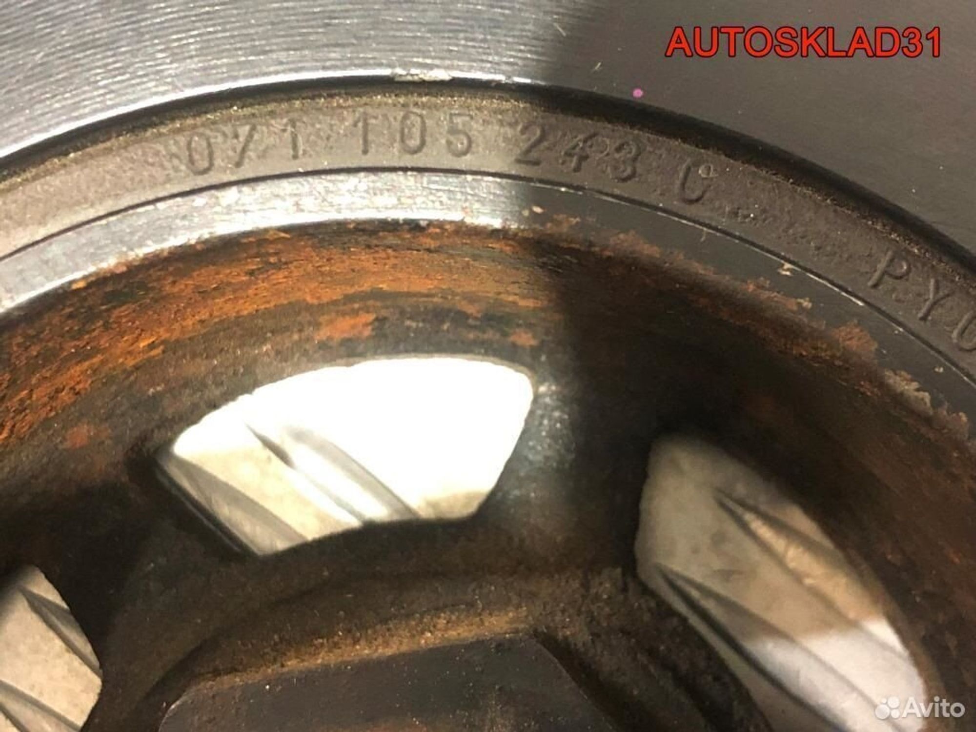 Шкив коленвала VW Passat B5 2.3 AGZ 071105243C, 3200 рублей, Дубовое