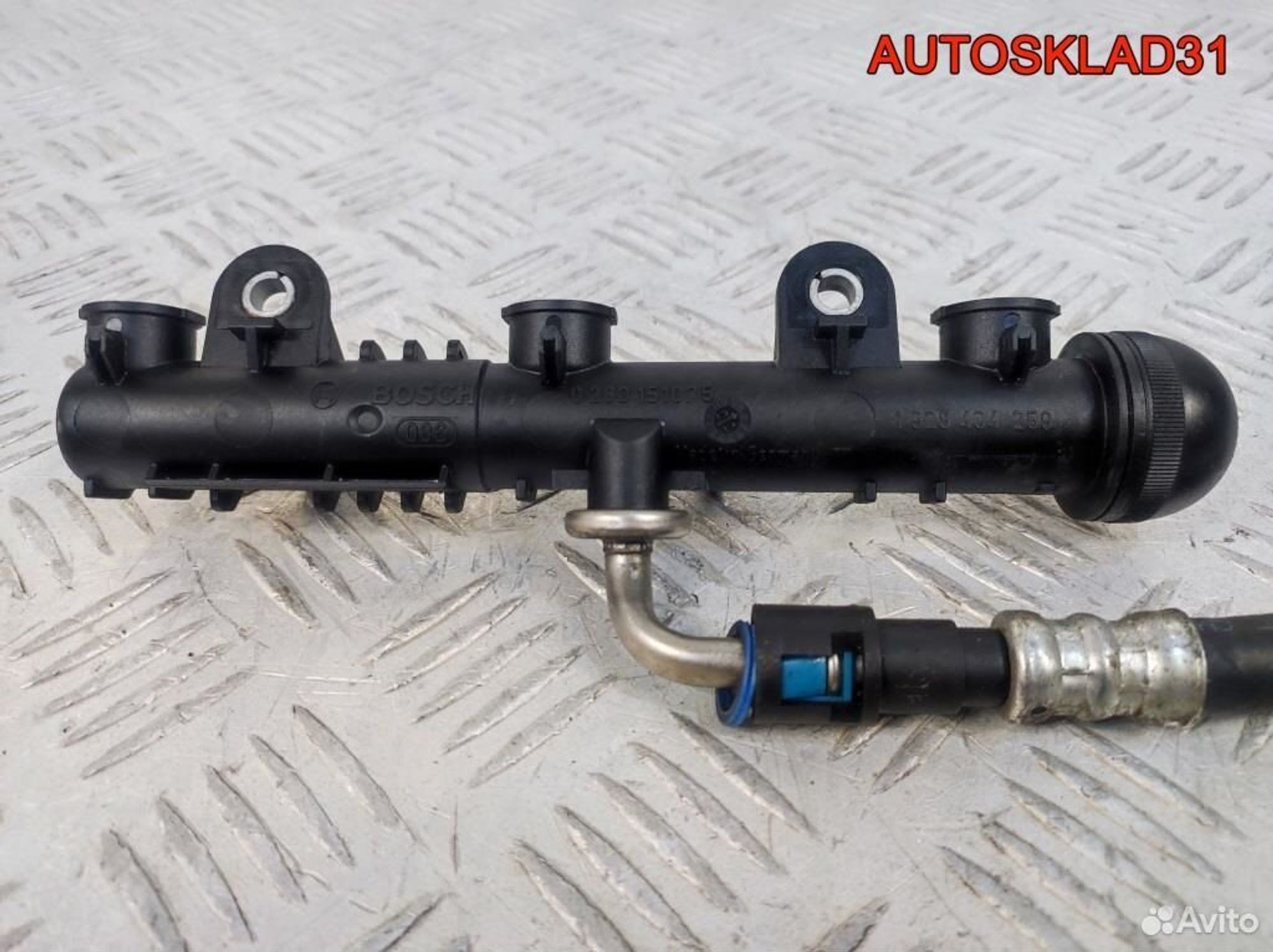 Рейка топливная Opel Corsa C Z10XE 0280151075, 1100 рублей, Дубовое