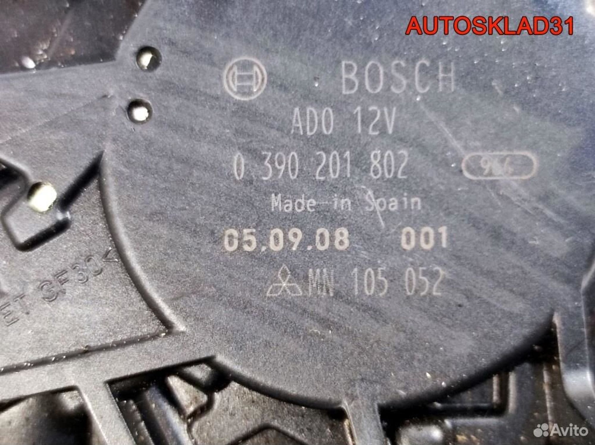 Моторчик дворников задний Mitsubishi Colt MN105052, 2900 рублей, Дубовое