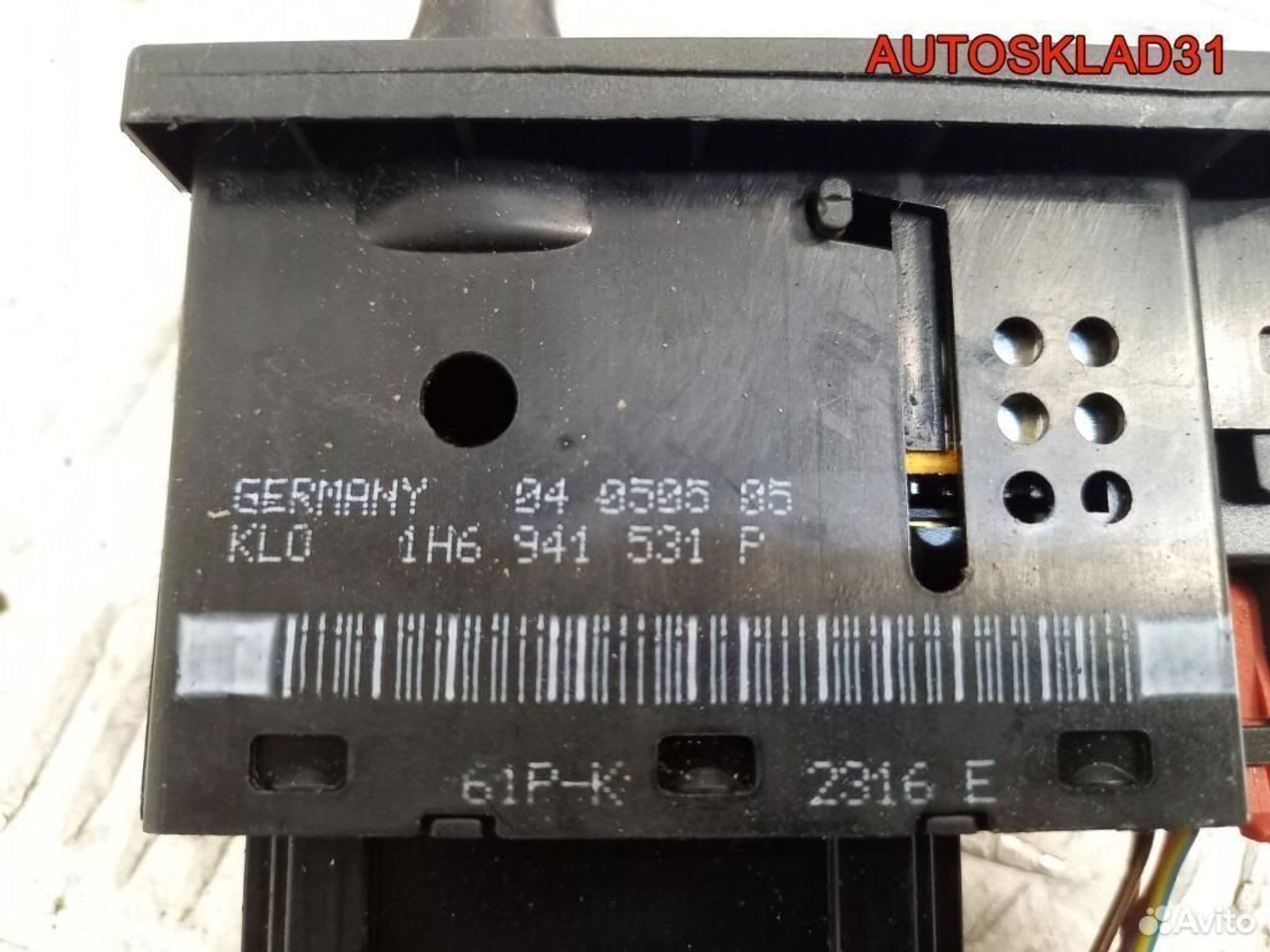 Переключатель света фар VW Golf 3 1H6941531P, 3000 рублей, Дубовое