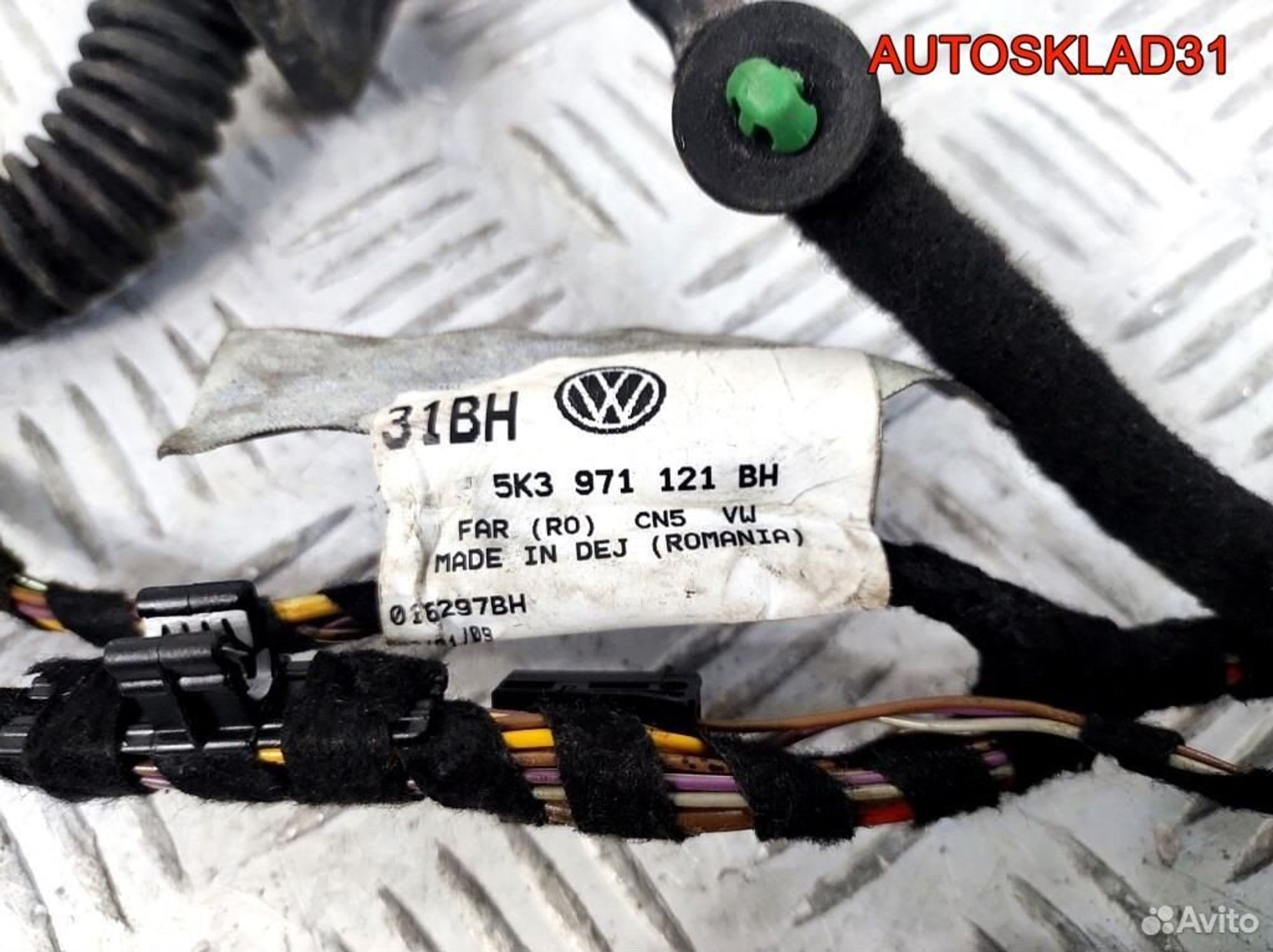 Проводка двери передней прав VW Golf 6 5K3971121BH, 1400 рублей, Дубовое