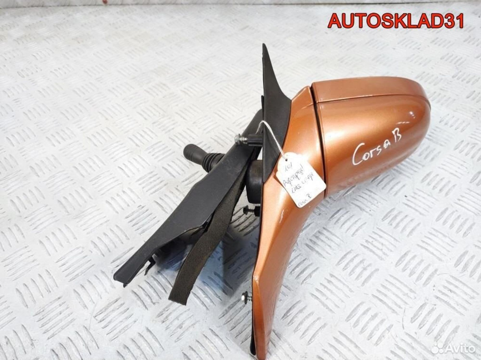 Зеркало левое механическое Opel Corsa B 90478879, 1700 рублей, Дубовое