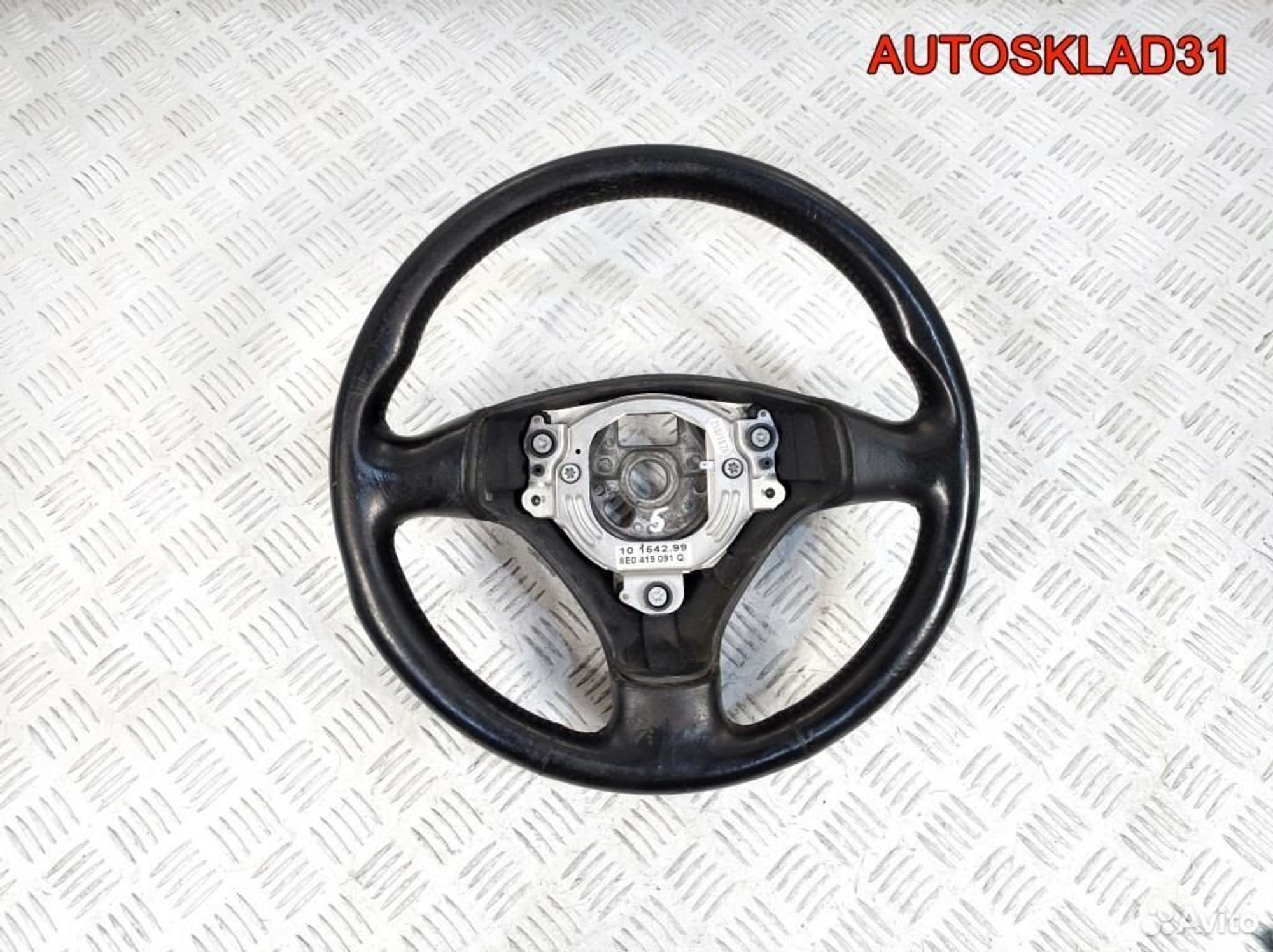 Рулевое колесо Audi A4 B6 8E0419091Q, 3600 рублей, Дубовое