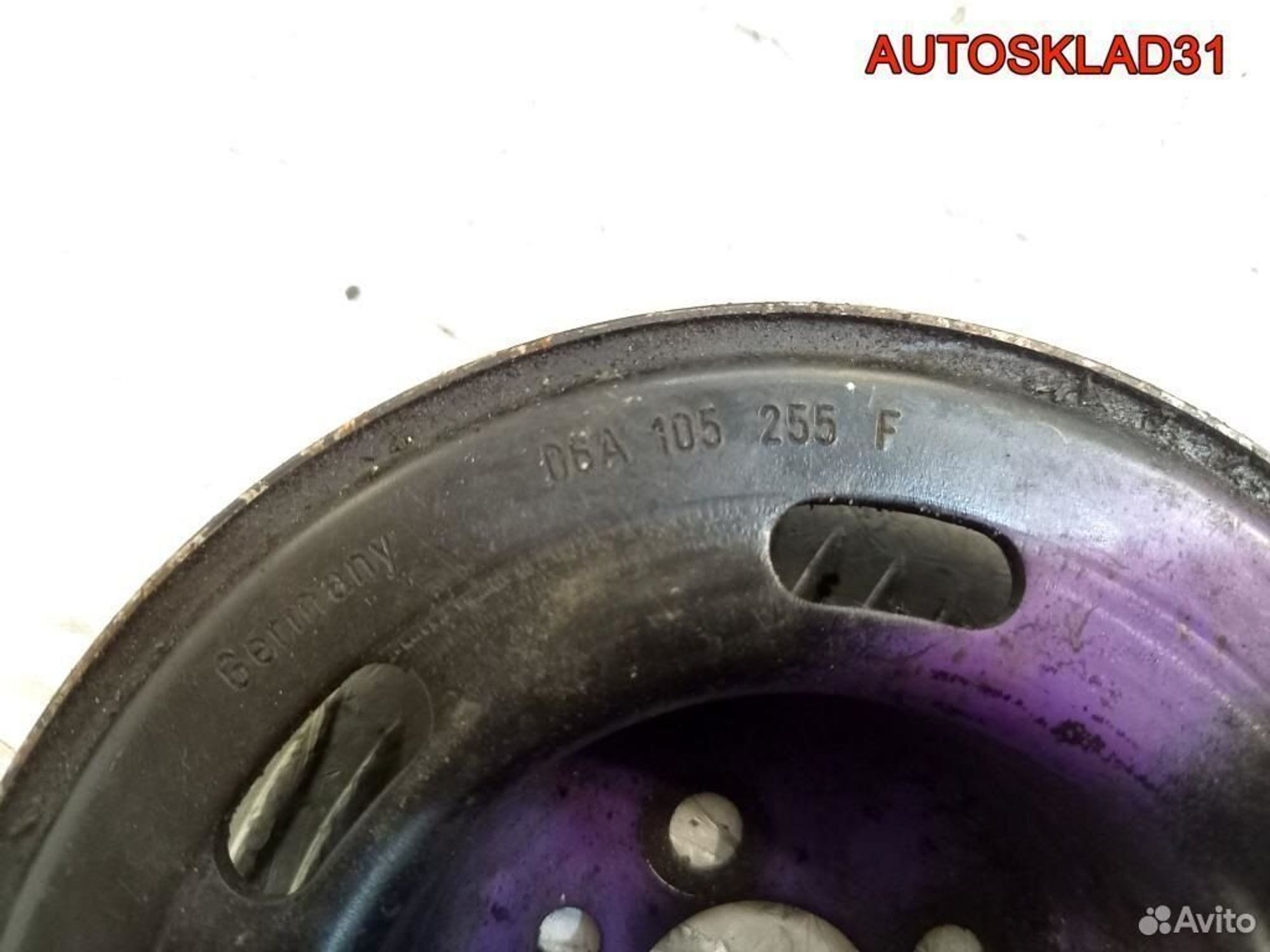 Шкив коленвала VW Golf 4 1,6 AKL 06A105255F, 1400 рублей, Дубовое