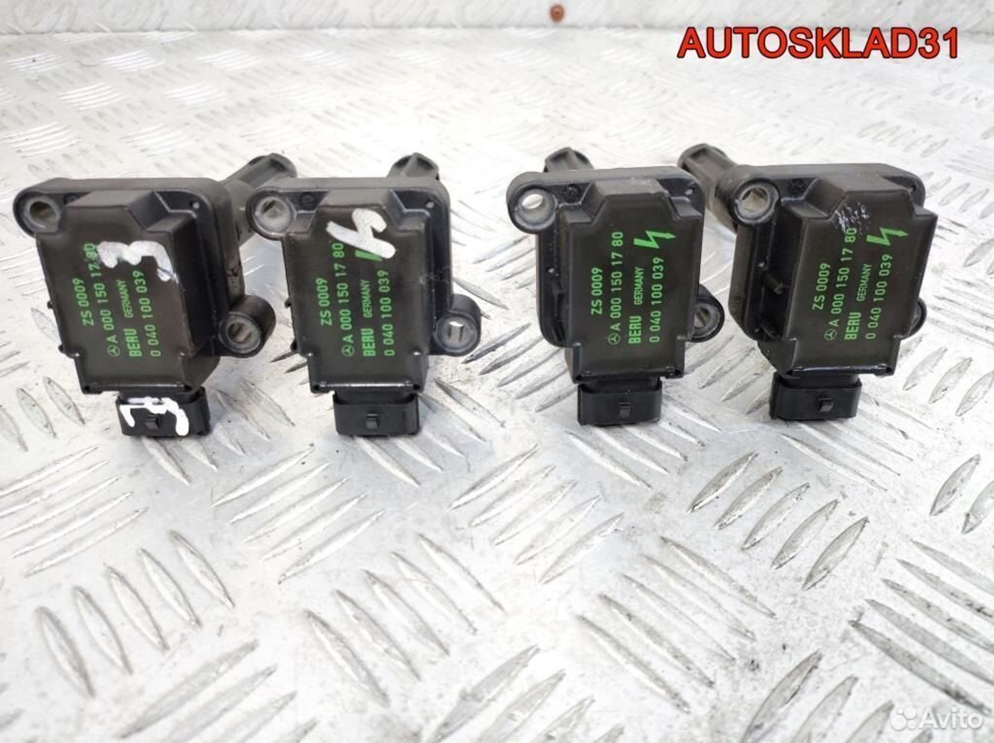 Катушка зажигания Mercedes Benz W203 A0001501780, 2100 рублей, Дубовое