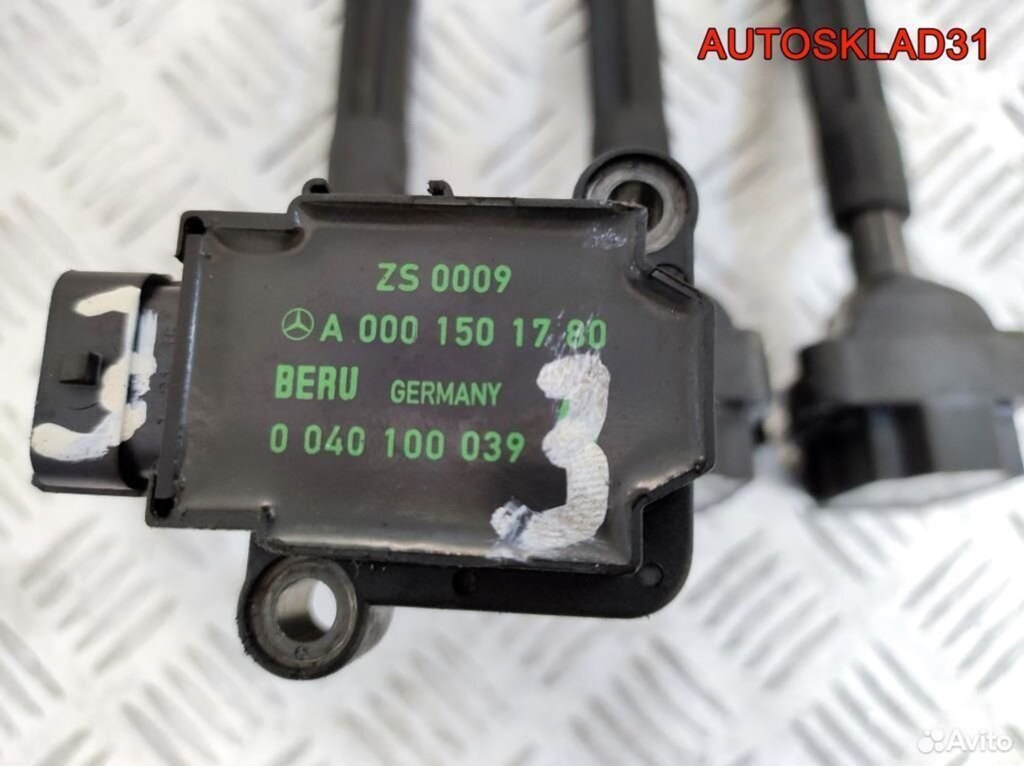 Катушка зажигания Mercedes Benz W203 A0001501780, 2100 рублей, Дубовое