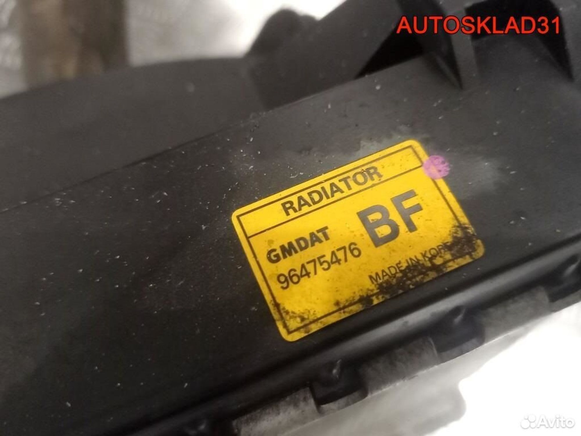 Кассета радиаторов с вентилятором Chevrolet Evanda 96475476 Бензин, 8000 рублей, Дубовое