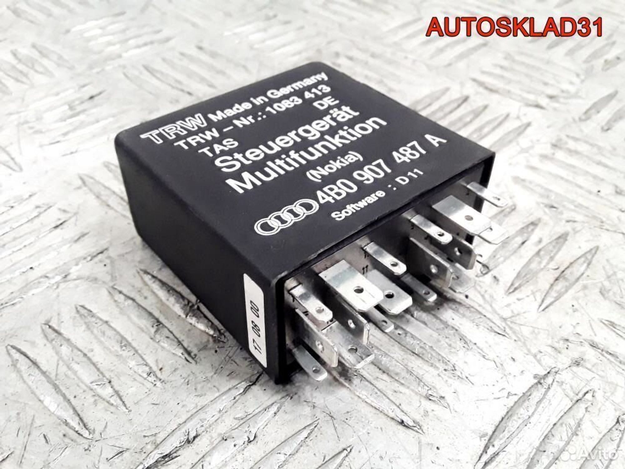 Реле мультируля №399 Audi A6 C5 4B0907487A, 1800 рублей, Дубовое