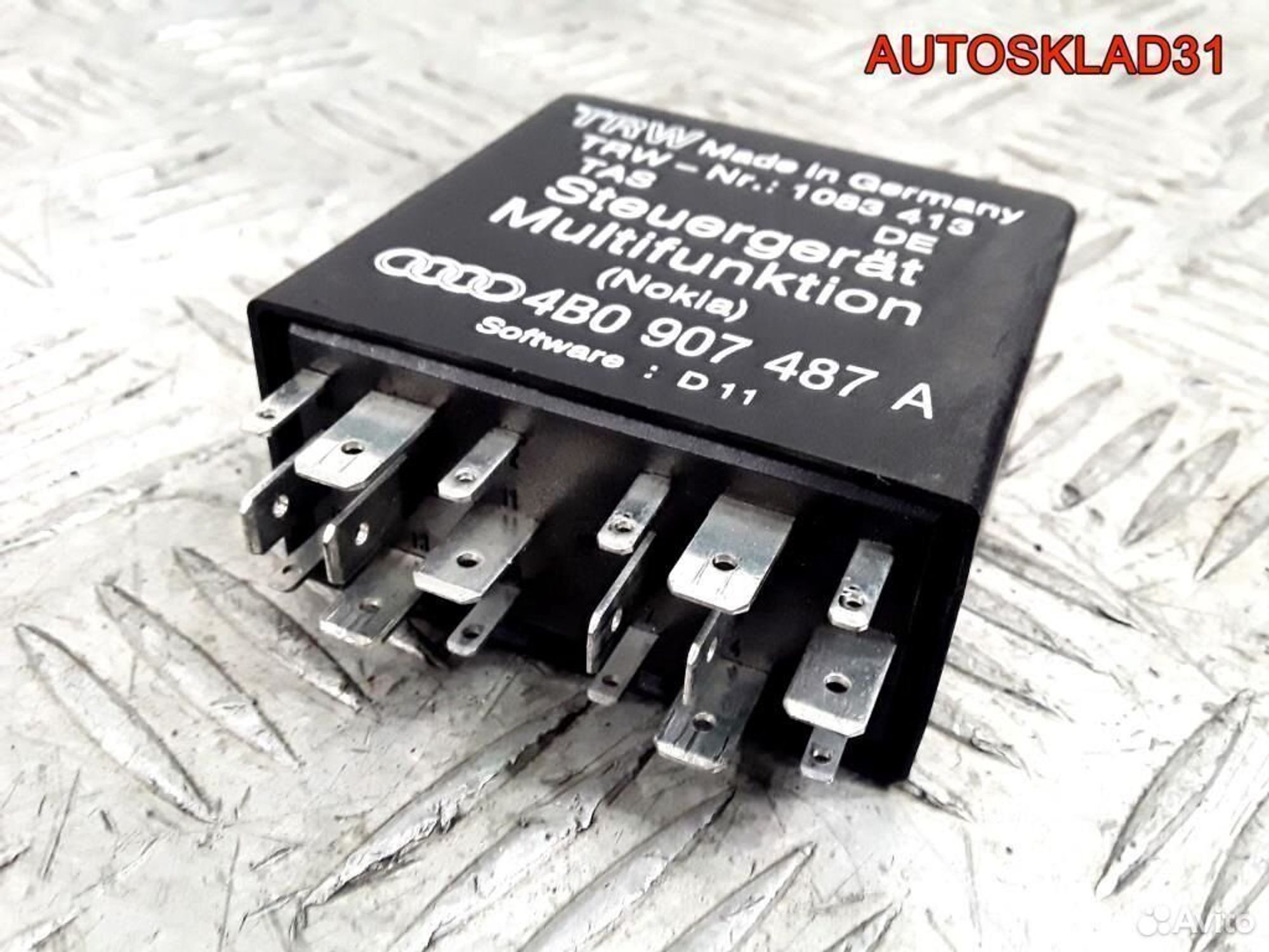 Реле мультируля №399 Audi A6 C5 4B0907487A, 1800 рублей, Дубовое