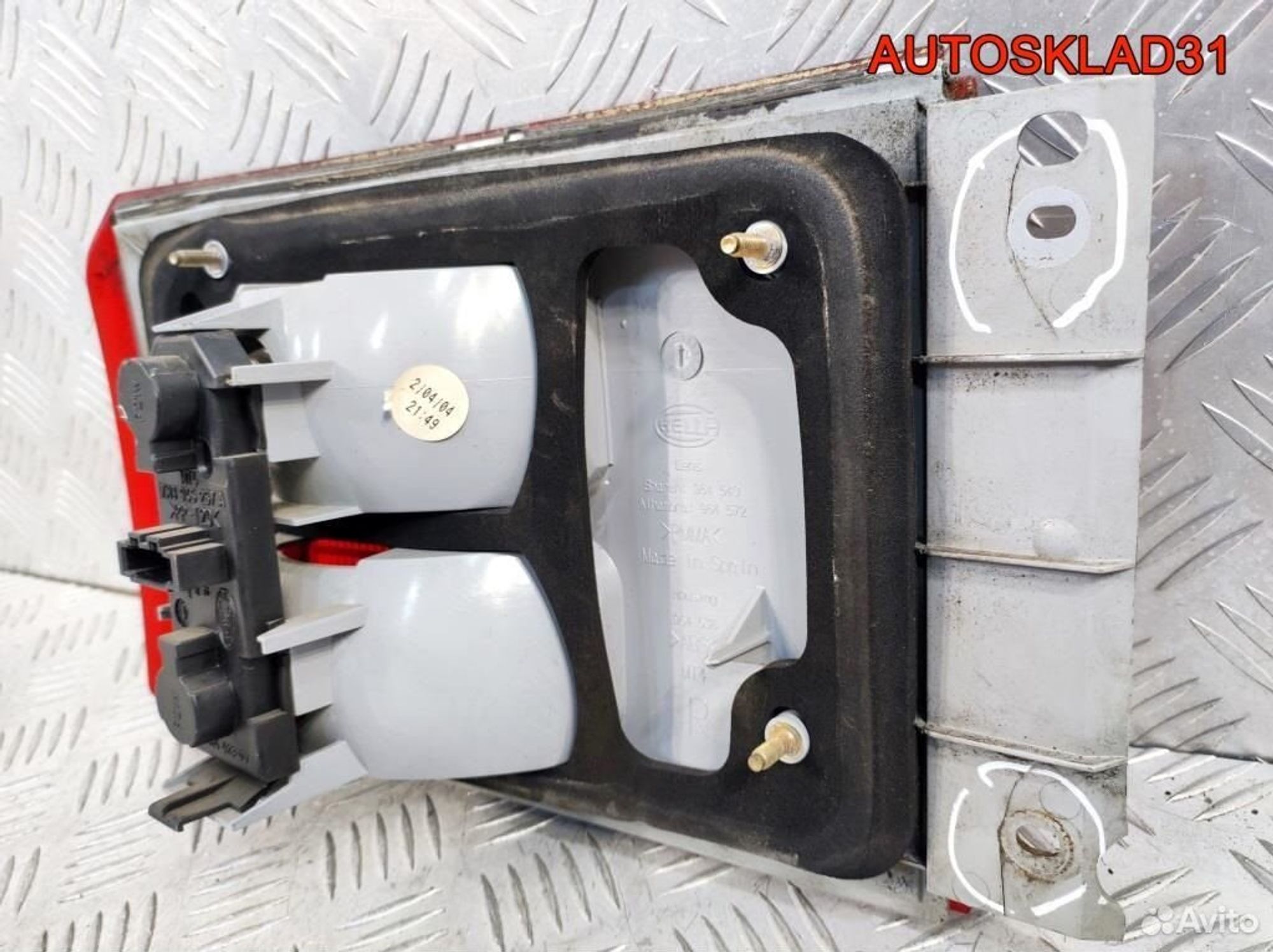 Фонарь задний внутренний правый Seat Alhambra, 2100 рублей, Дубовое