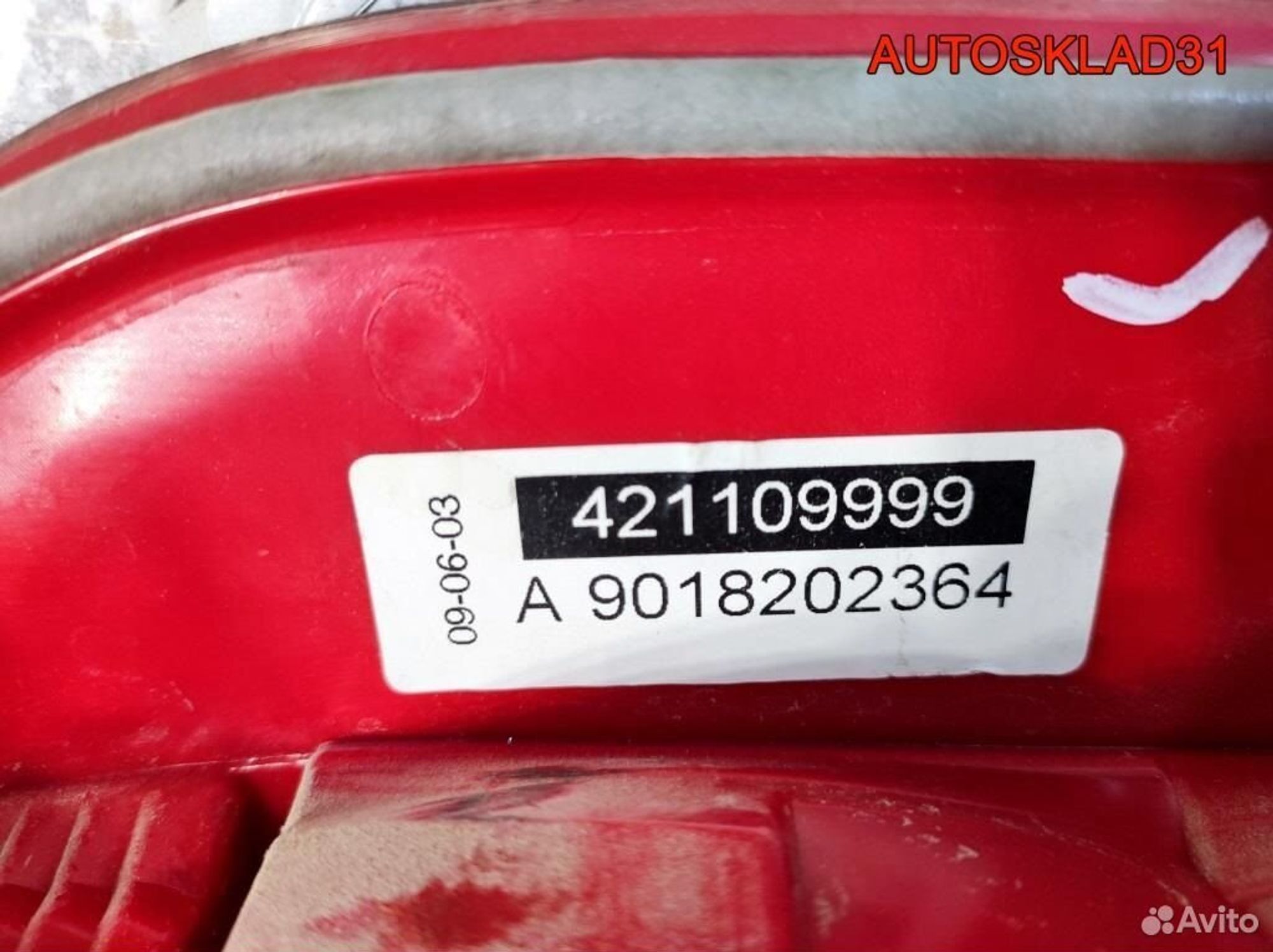 Фонарь задний левый Mercedes Sprinter A9018202364, 4000 рублей, Дубовое