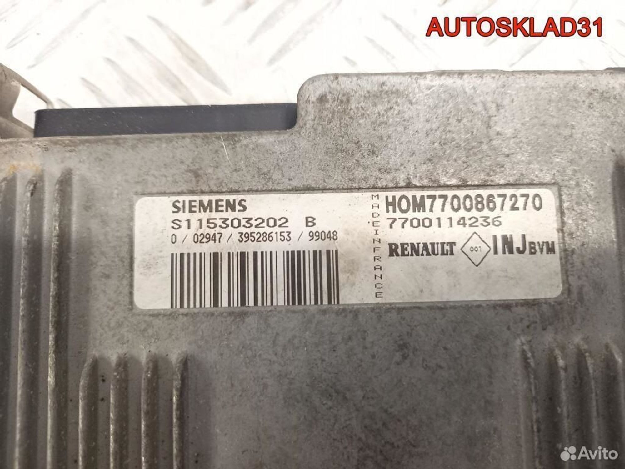 Блок эбу Renault Clio 1.6 K7M G745 7700114236, 6200 рублей, Дубовое