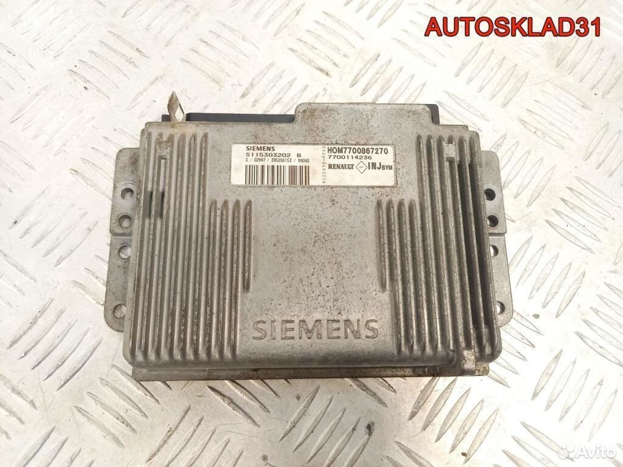 Блок эбу Renault Clio 1.6 K7M G745 7700114236, 6200 рублей, Дубовое