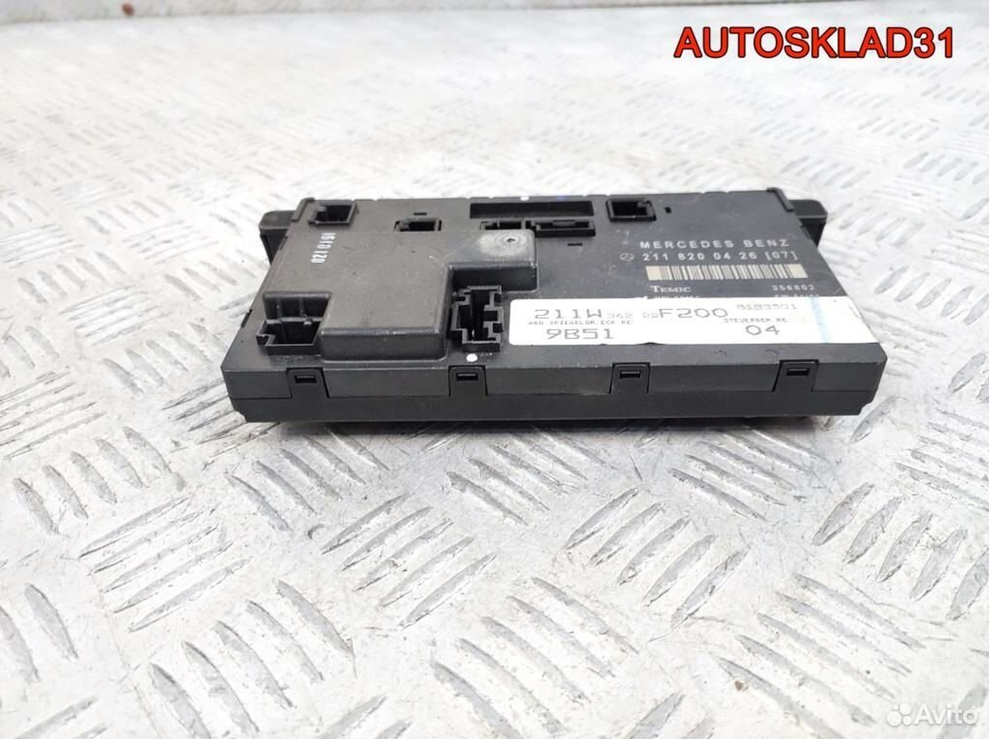 Блок комфорта п/п двери Mercedes W211 A2118200426, 2100 рублей, Дубовое