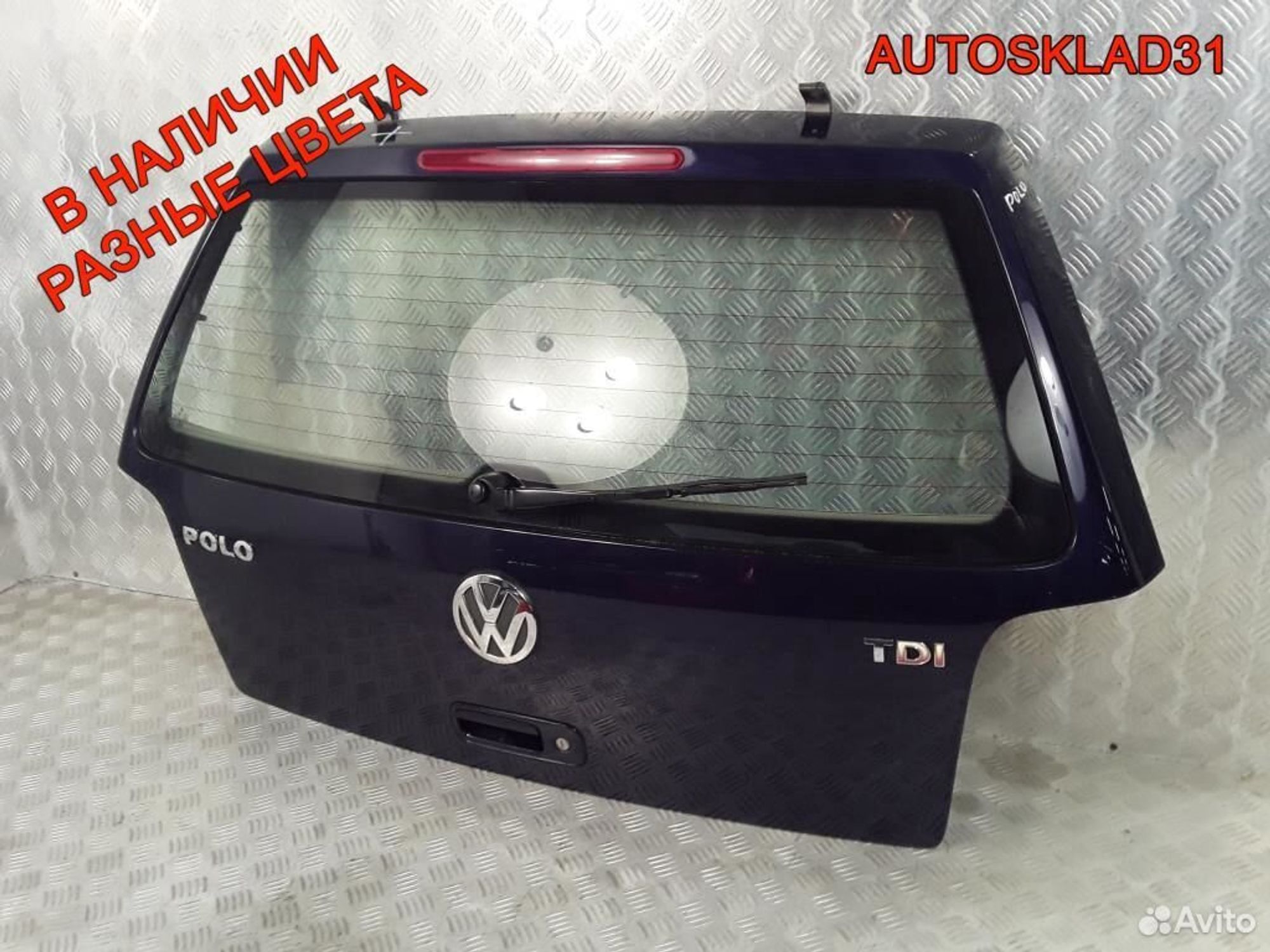 Дверь багажника со стеклом VW Polo 3 Хетчбэк, 9000 рублей, Дубовое