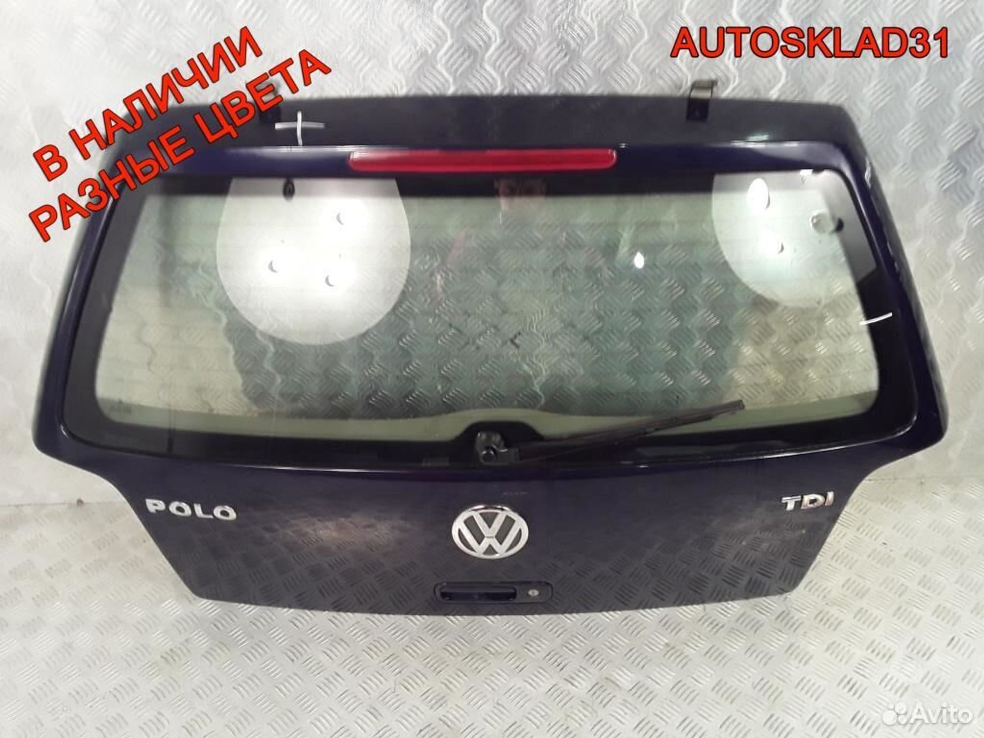 Дверь багажника со стеклом VW Polo 3 Хетчбэк, 9000 рублей, Дубовое