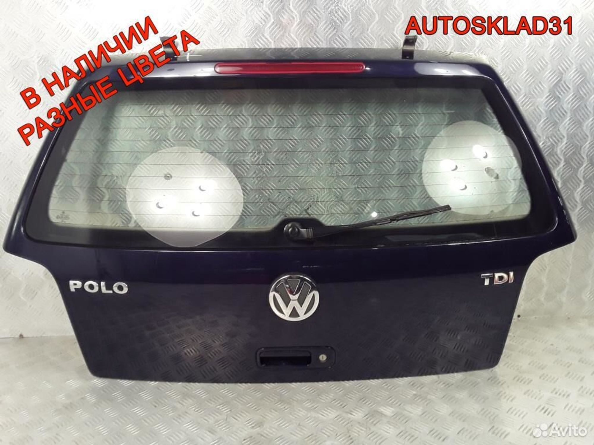 Дверь багажника со стеклом VW Polo 3 Хетчбэк, 9000 рублей, Дубовое