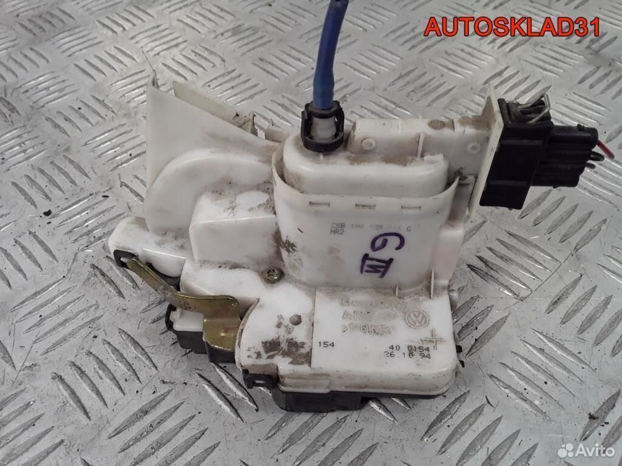 Замок двери задней правой VW Golf 3 1H4839016G, 1400 рублей, Дубовое