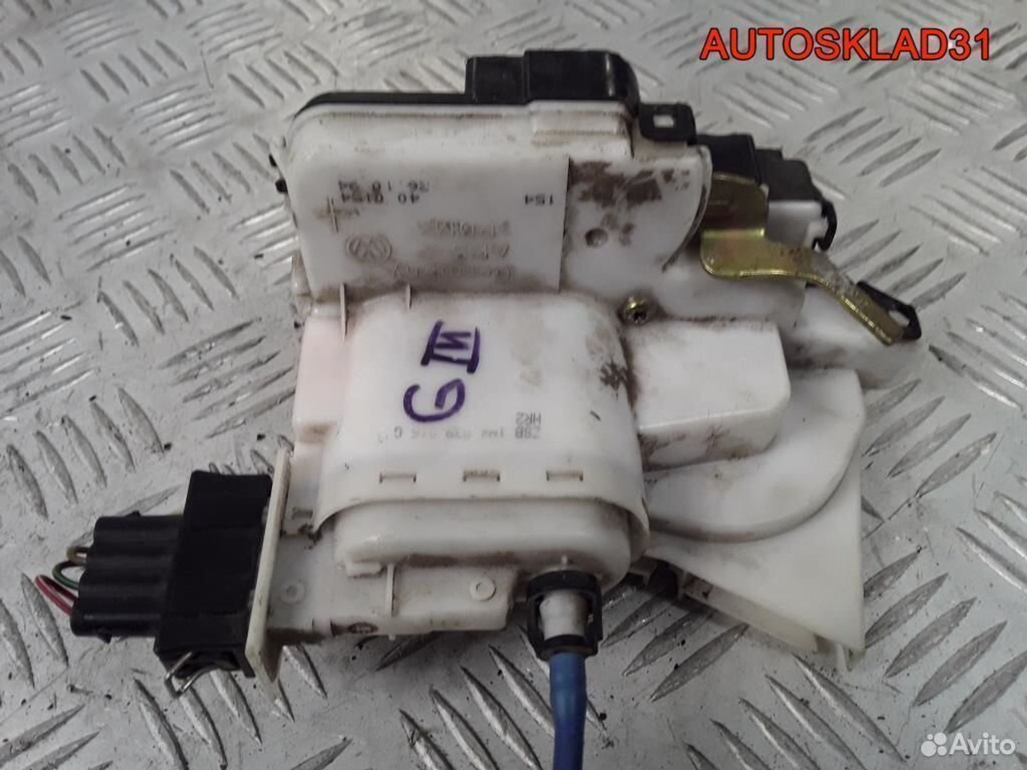 Замок двери задней правой VW Golf 3 1H4839016G, 1400 рублей, Дубовое