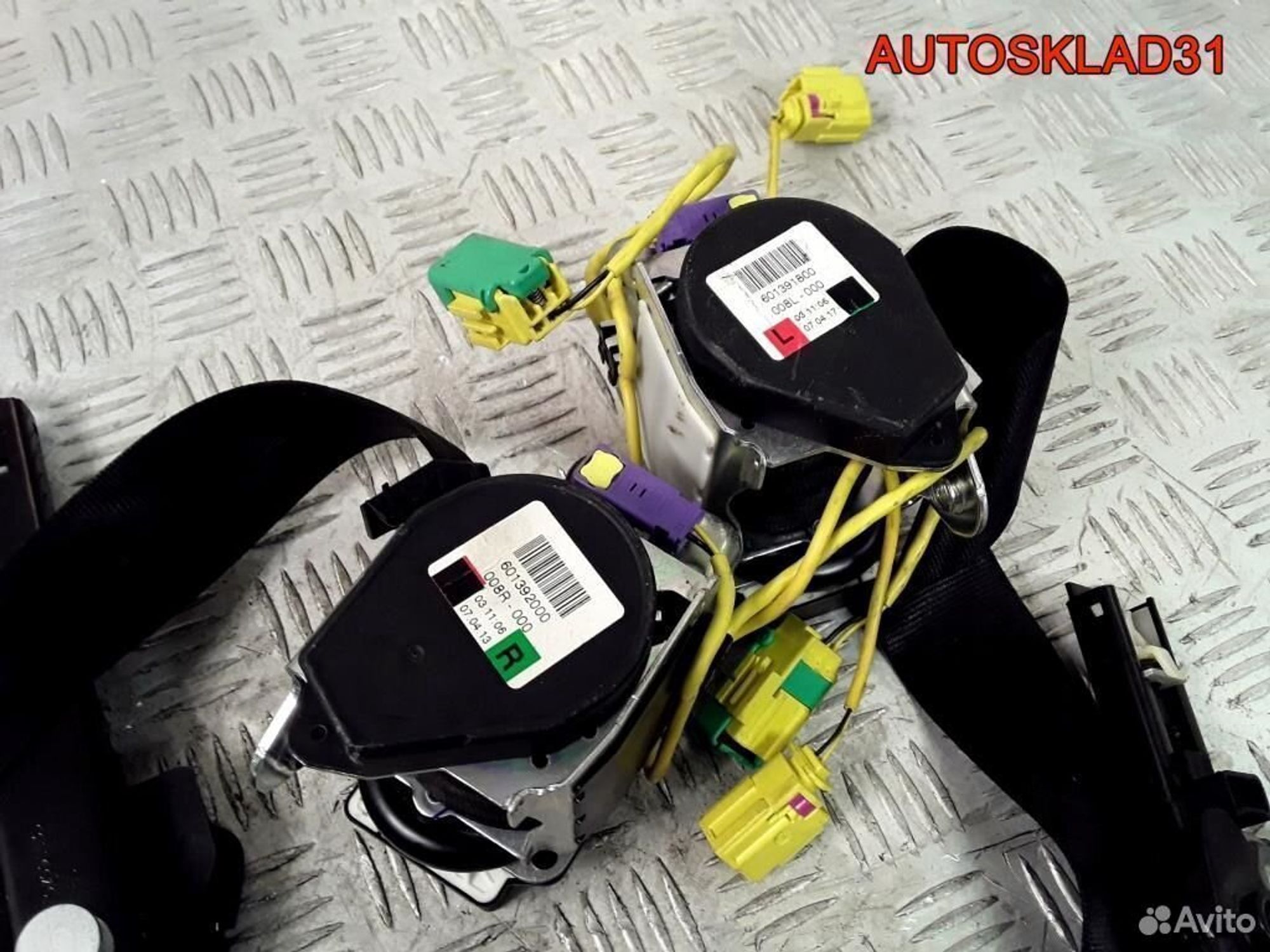 Ремень безопасности передний VW Touareg 7L6857705B, 3600 рублей, Дубовое