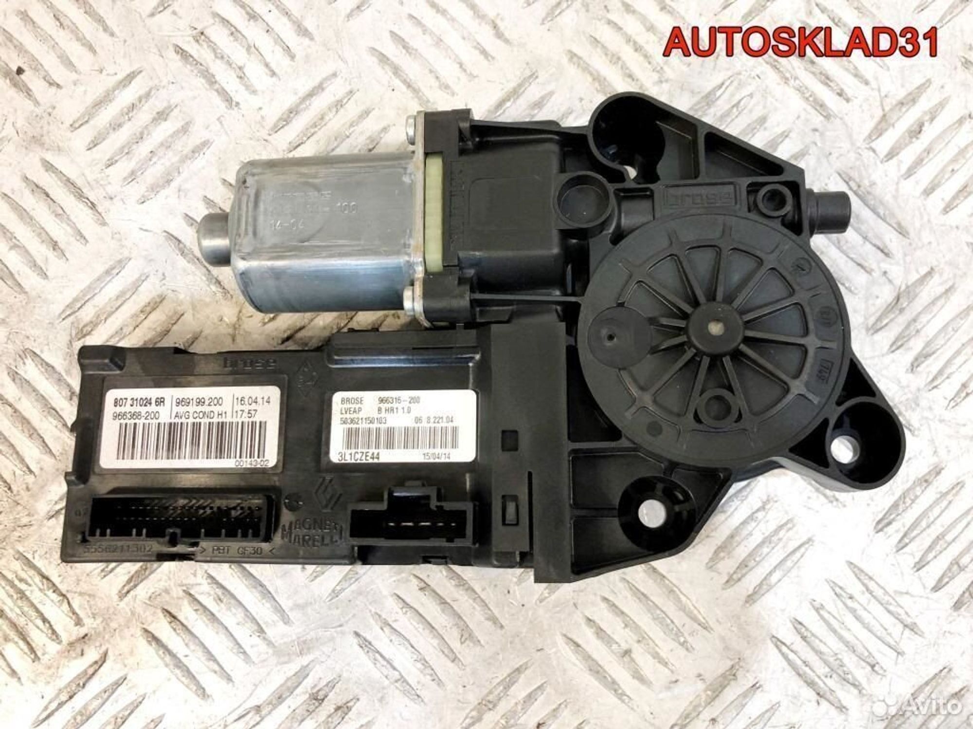 Мотор стеклоподъемника Renault Megane 3 807310246R, 2400 рублей, Дубовое