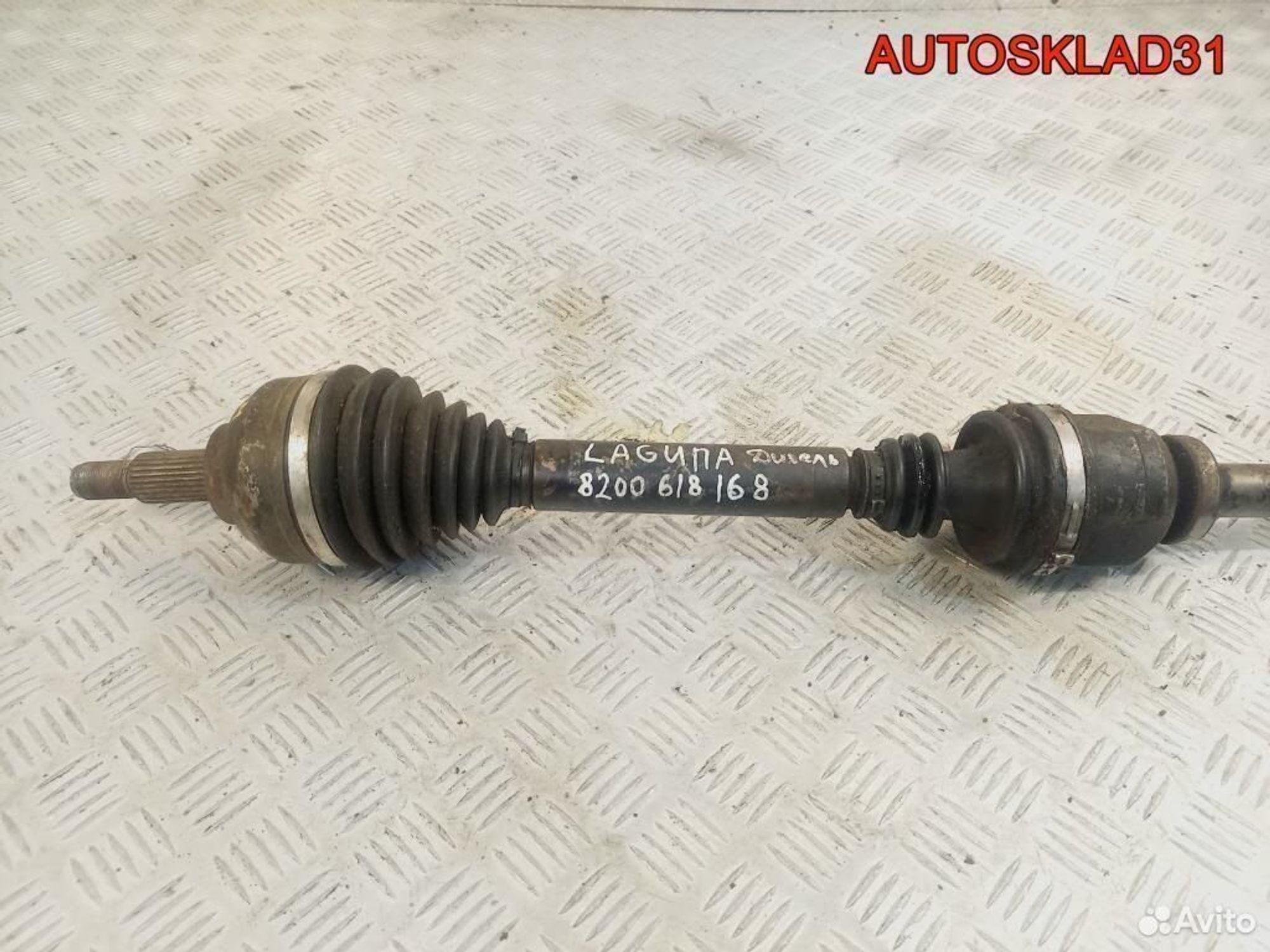 Полуось передняя правая Renault Laguna 8200618168, 7000 рублей, Дубовое