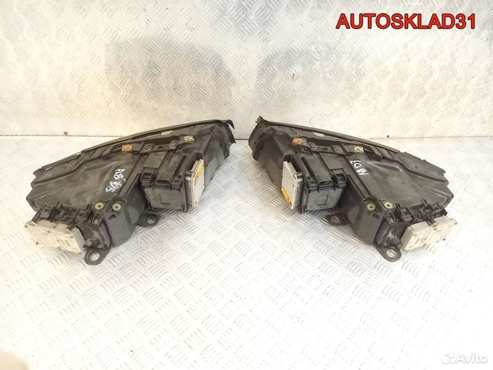 Фары адаптивный ксенон комплект Audi A8 D3 дорест, 50700 рублей, Дубовое