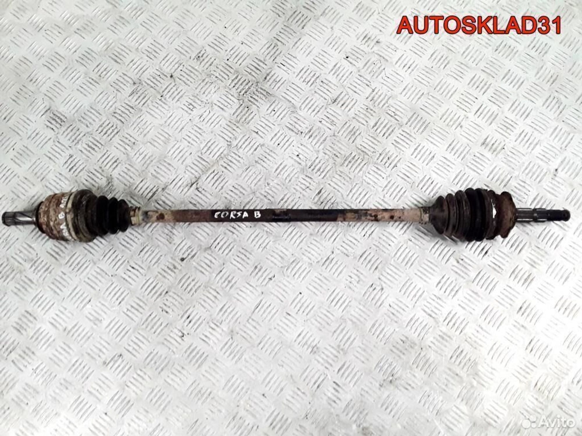 Полуось передняя правая Opel Corsa B 1,2 МКПП, 3200 рублей, Дубовое