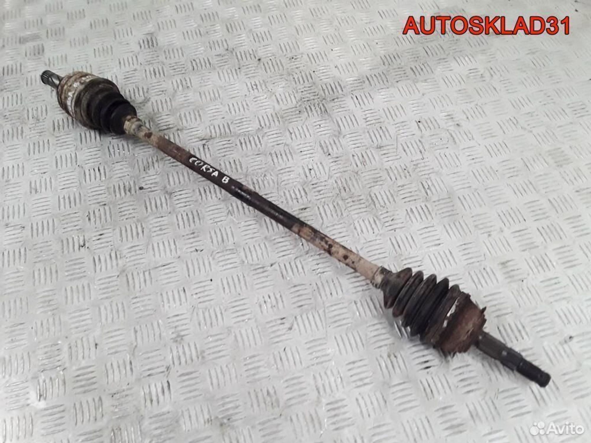 Полуось передняя правая Opel Corsa B 1,2 МКПП, 3200 рублей, Дубовое