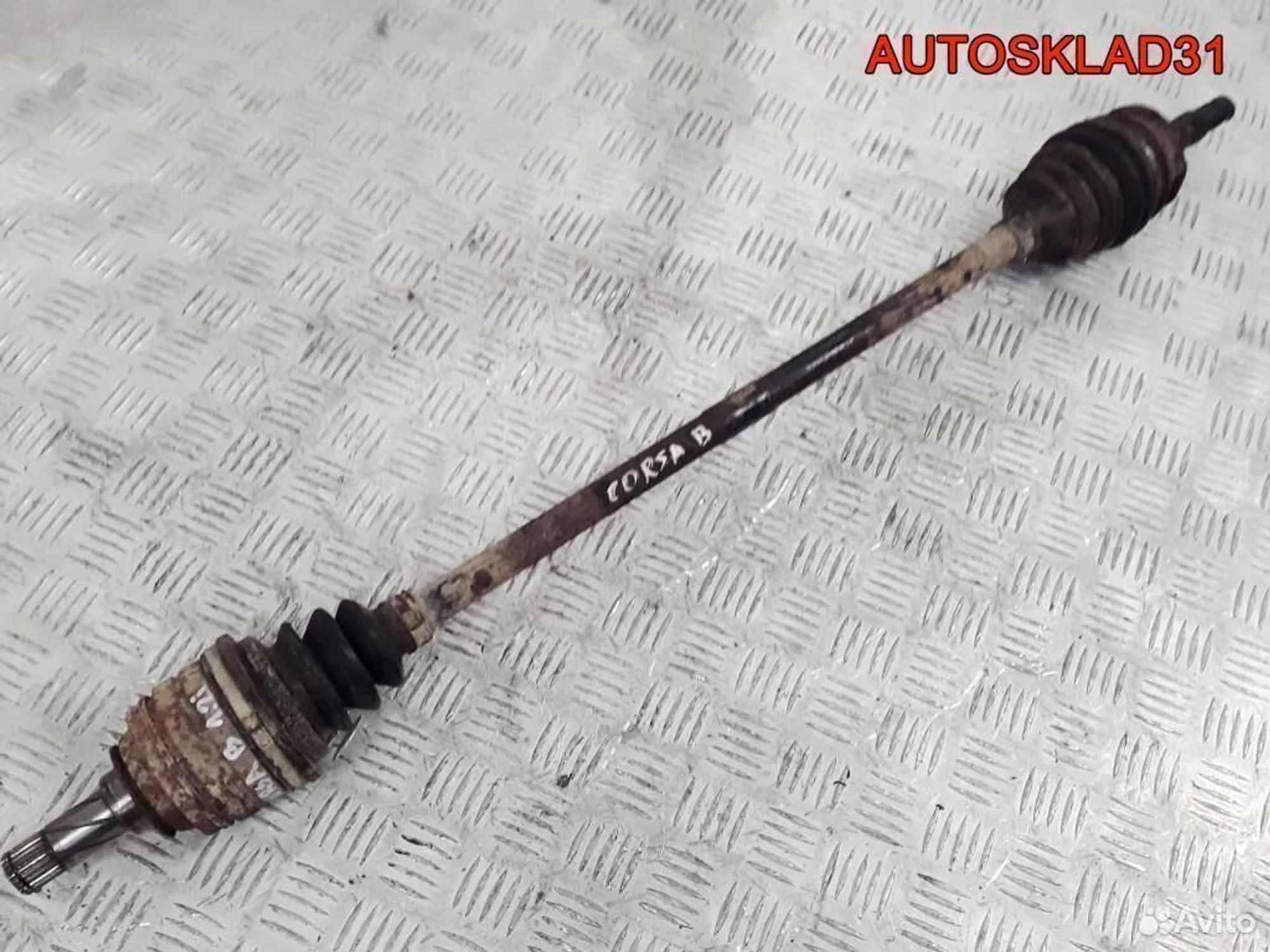 Полуось передняя правая Opel Corsa B 1,2 МКПП, 3200 рублей, Дубовое