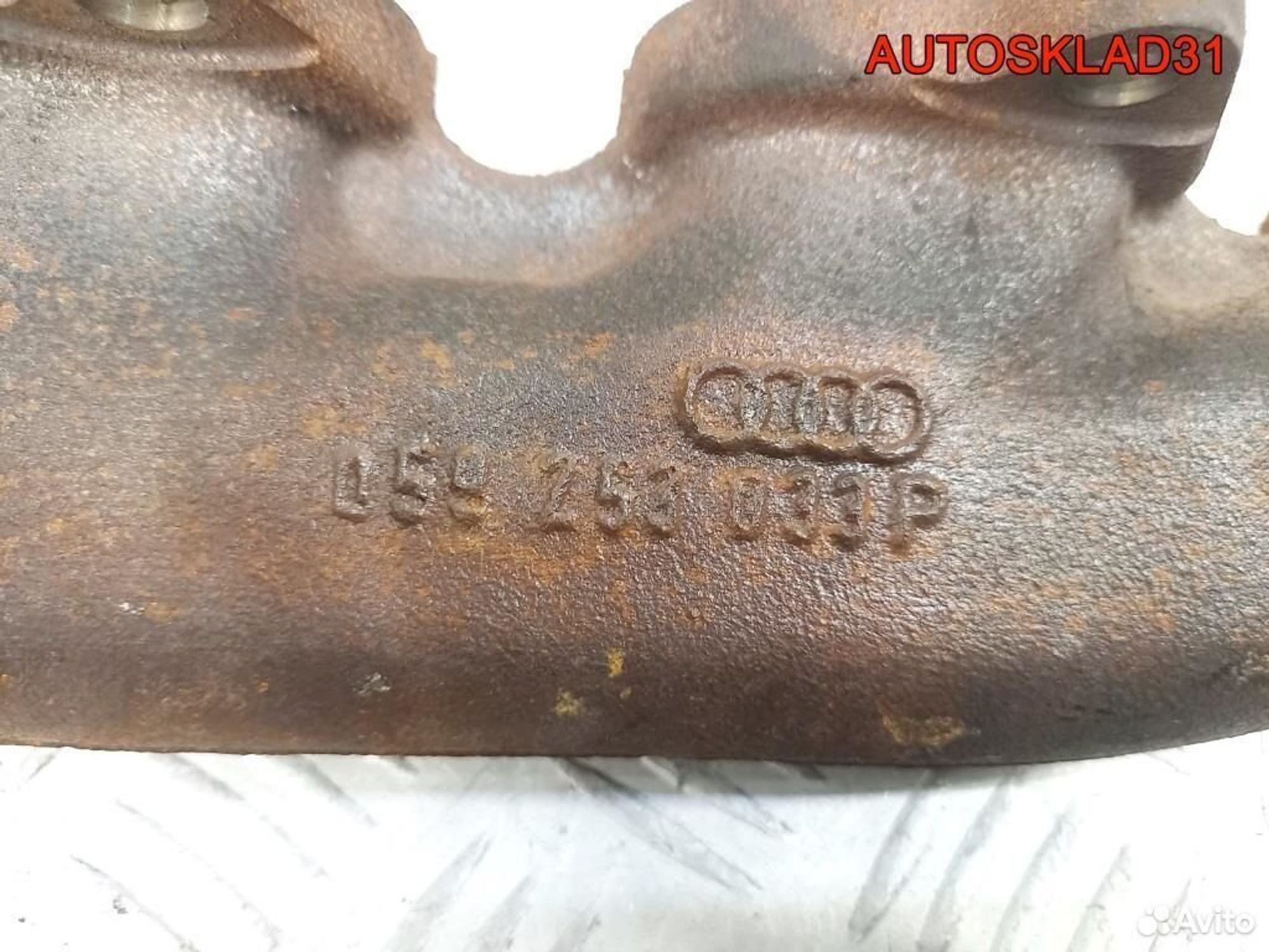 Коллектор выпускной Audi A4 B7 3.0 BMK 059253033P, 500 рублей, Дубовое