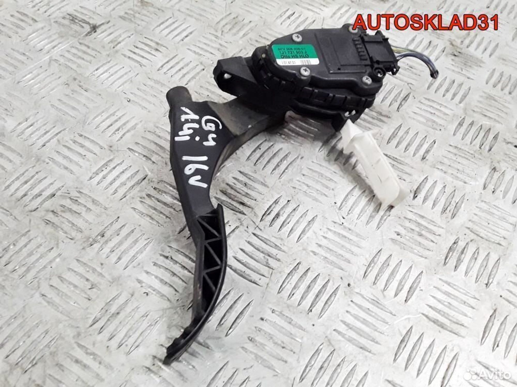 Педаль газа Volkswagen Golf 4 1J1721503J Бензин, 1700 рублей, Дубовое