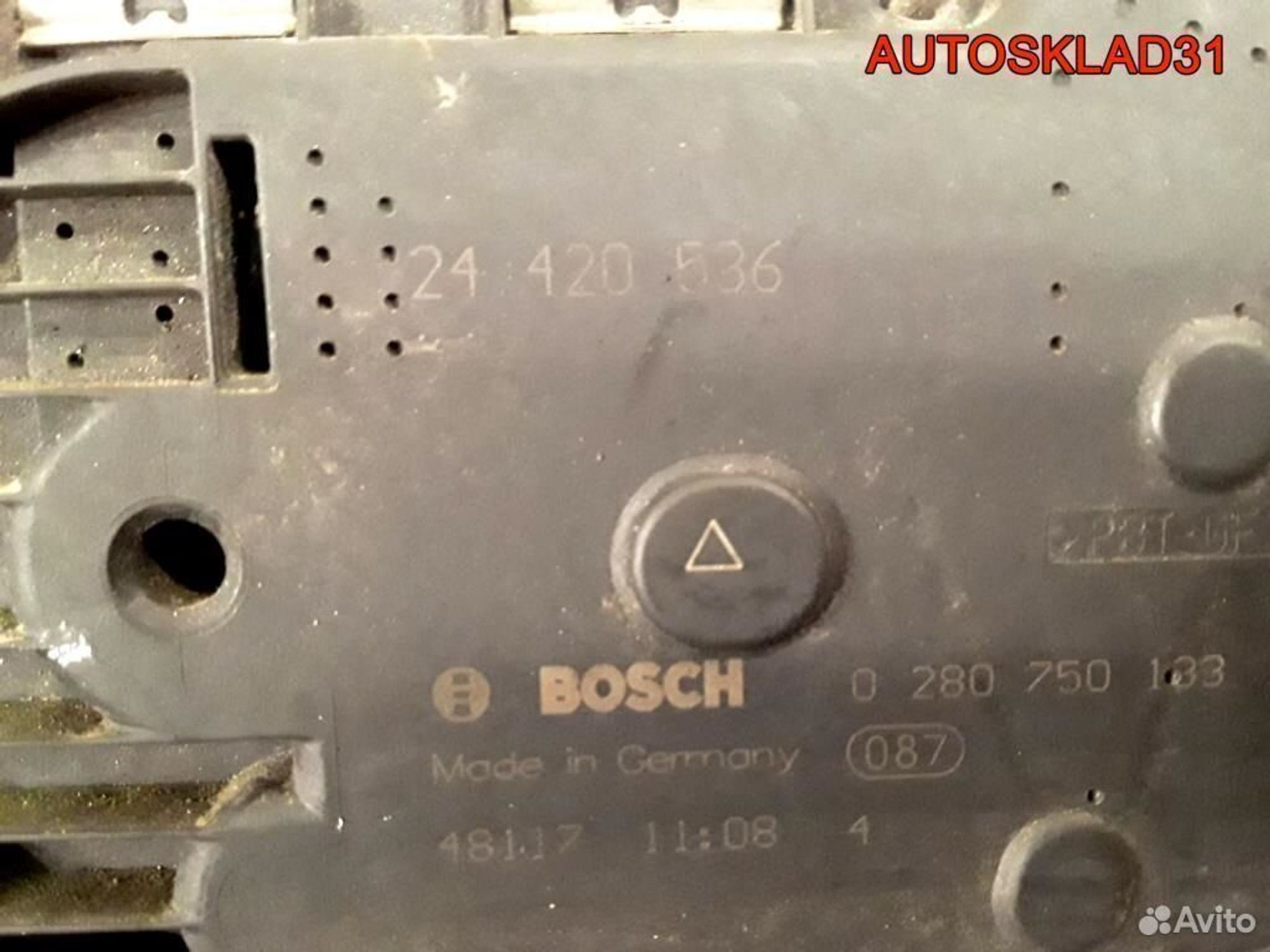 Заслонка дроссельная Opel Corsa C Z10XEP 24420536, 2300 рублей, Дубовое