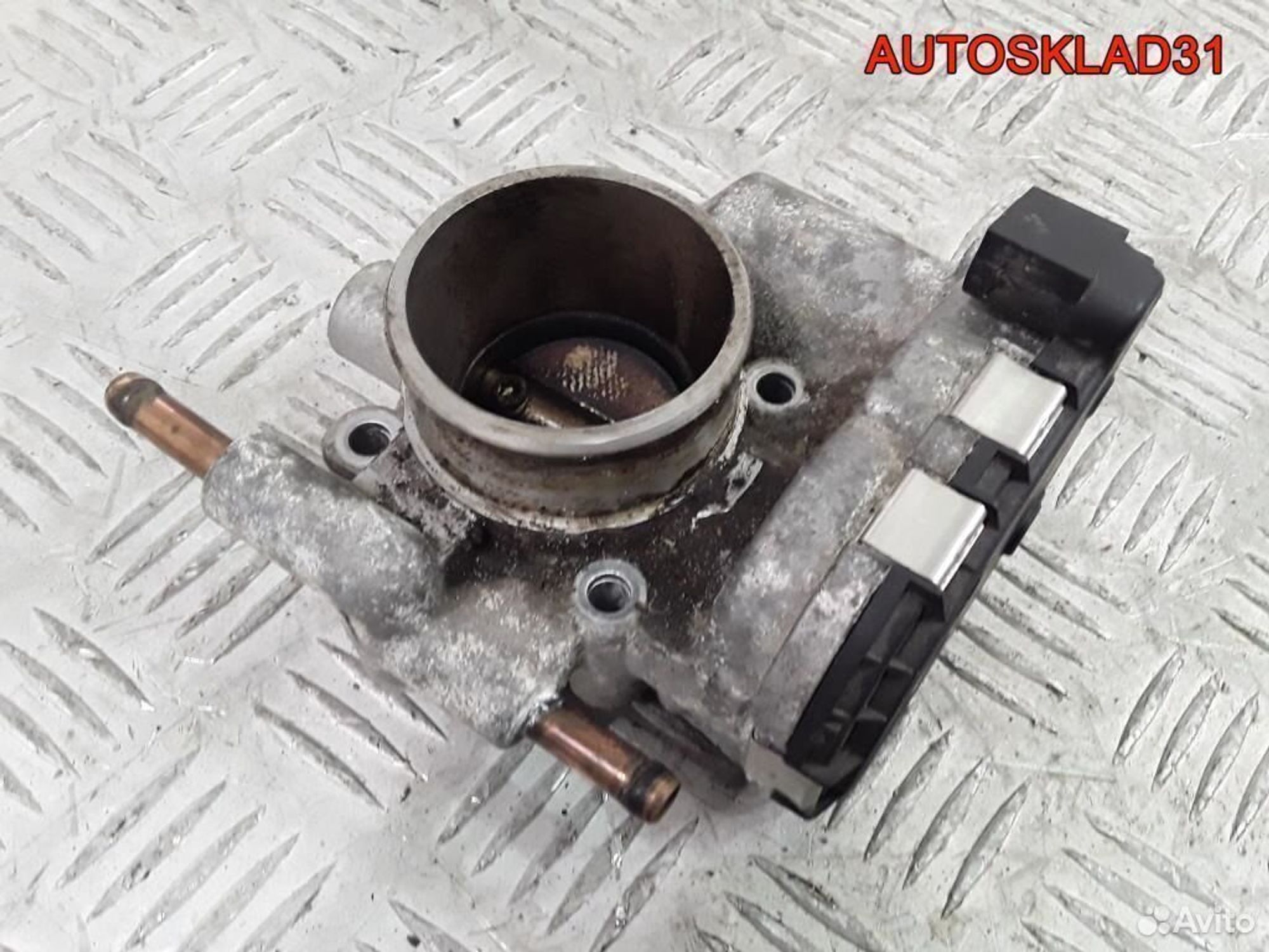 Заслонка дроссельная Opel Corsa C Z10XEP 24420536, 2300 рублей, Дубовое